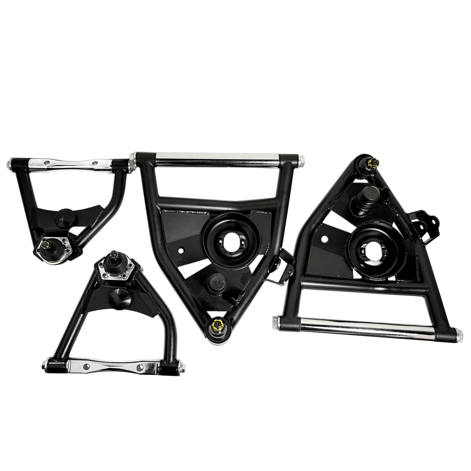 Set of 4 Upper and Lower Tubular Control Arm Kit Fits for Chevy GMC C10 Pickup 1963-1970 view 5