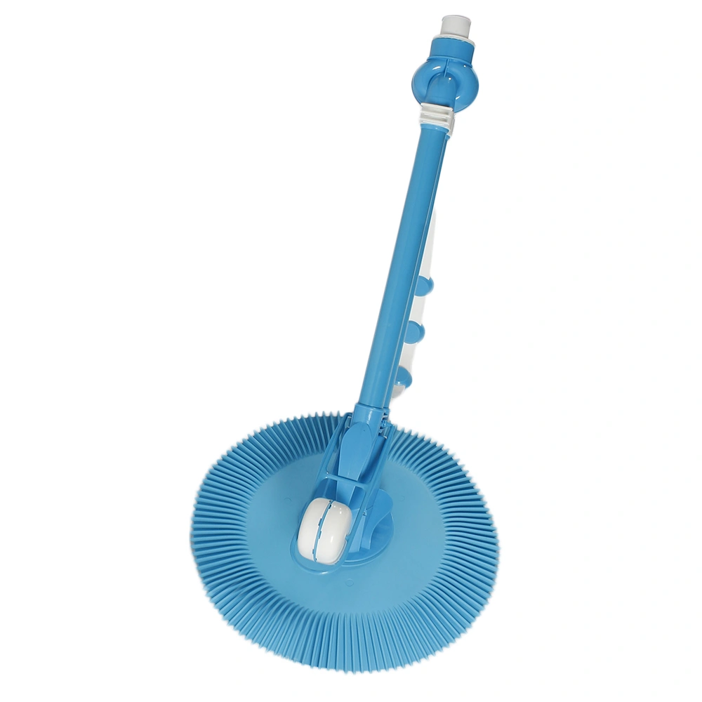 Auto Swimming Pool Cleaner with 10pcs Durable Hose, Suction Side Villa Type Robot Vacuum, Blue
