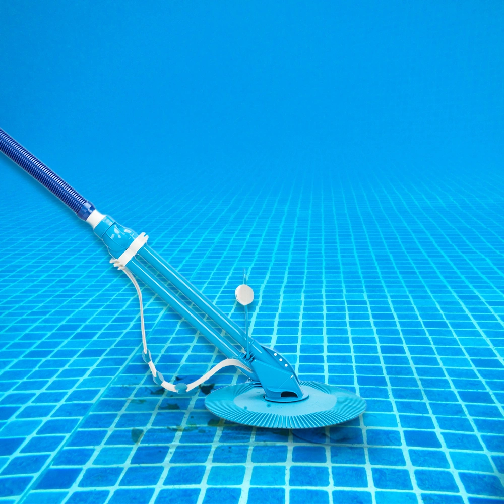 Auto Swimming Pool Cleaner with 10pcs Durable Hose, Suction Side Villa Type Robot Vacuum, Blue view 13