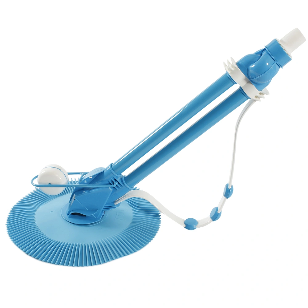 Auto Swimming Pool Cleaner with 10pcs Durable Hose, Suction Side Villa Type Robot Vacuum, Blue view 3
