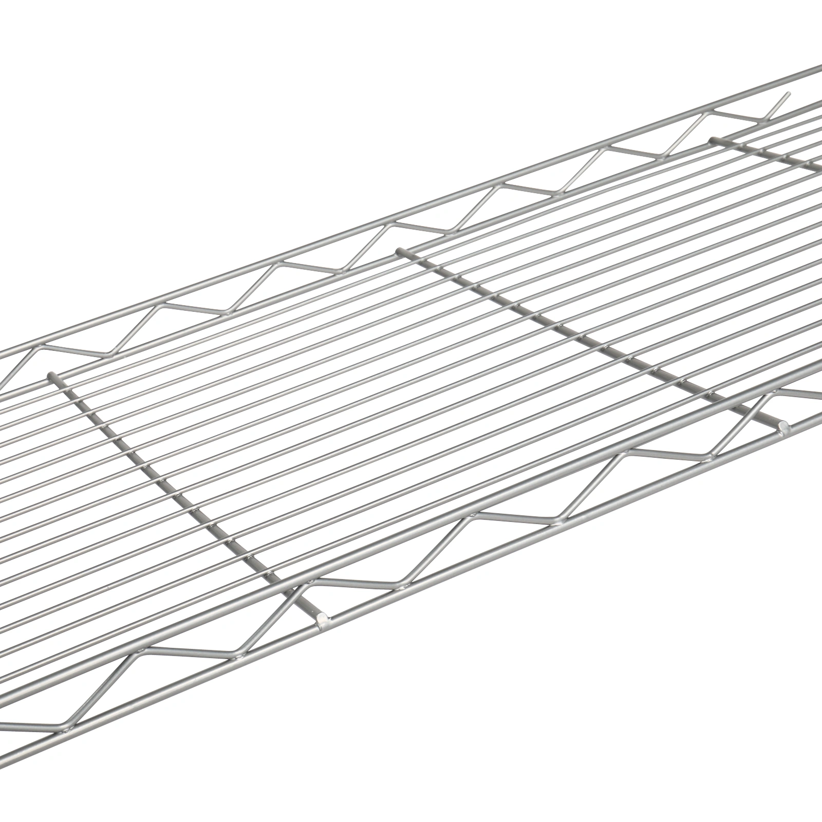 XM-304B Rectangle Carbon Steel Metal Assembly 5-Shelf Storage Rack Silver Gray view 31