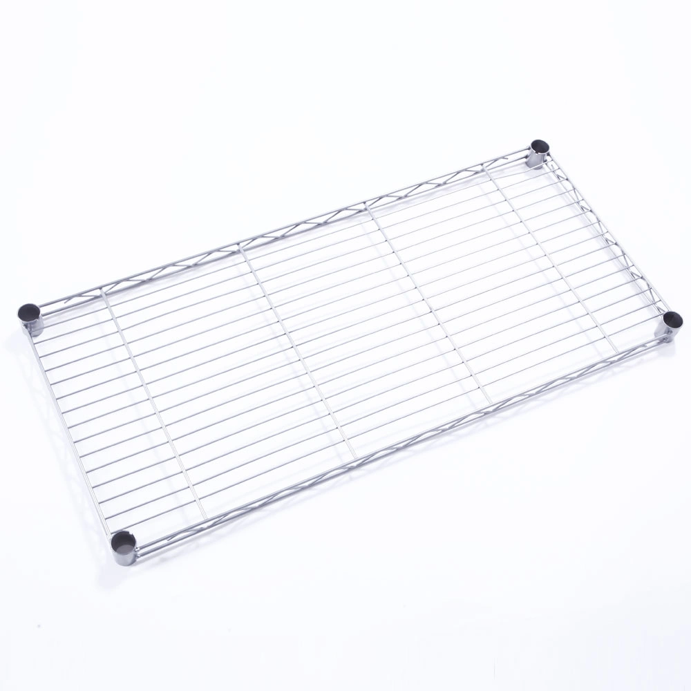 XM-304B Rectangle Carbon Steel Metal Assembly 5-Shelf Storage Rack Silver Gray view 9