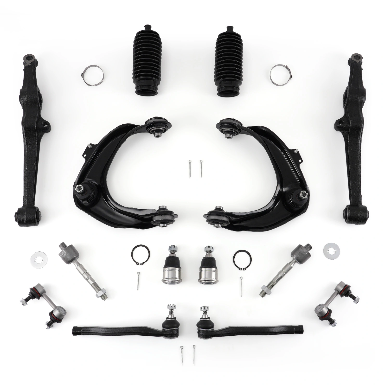 14x Front Upper Lower Control Arm Sway Bar Tie Rods Kit fit for 1998-02 Honda Accord view 6