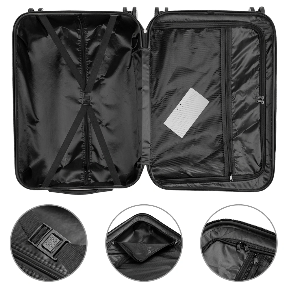 3-in-1 Multifunctional Large Capacity Traveling Storage Suitcase Luggage Set Red view 8