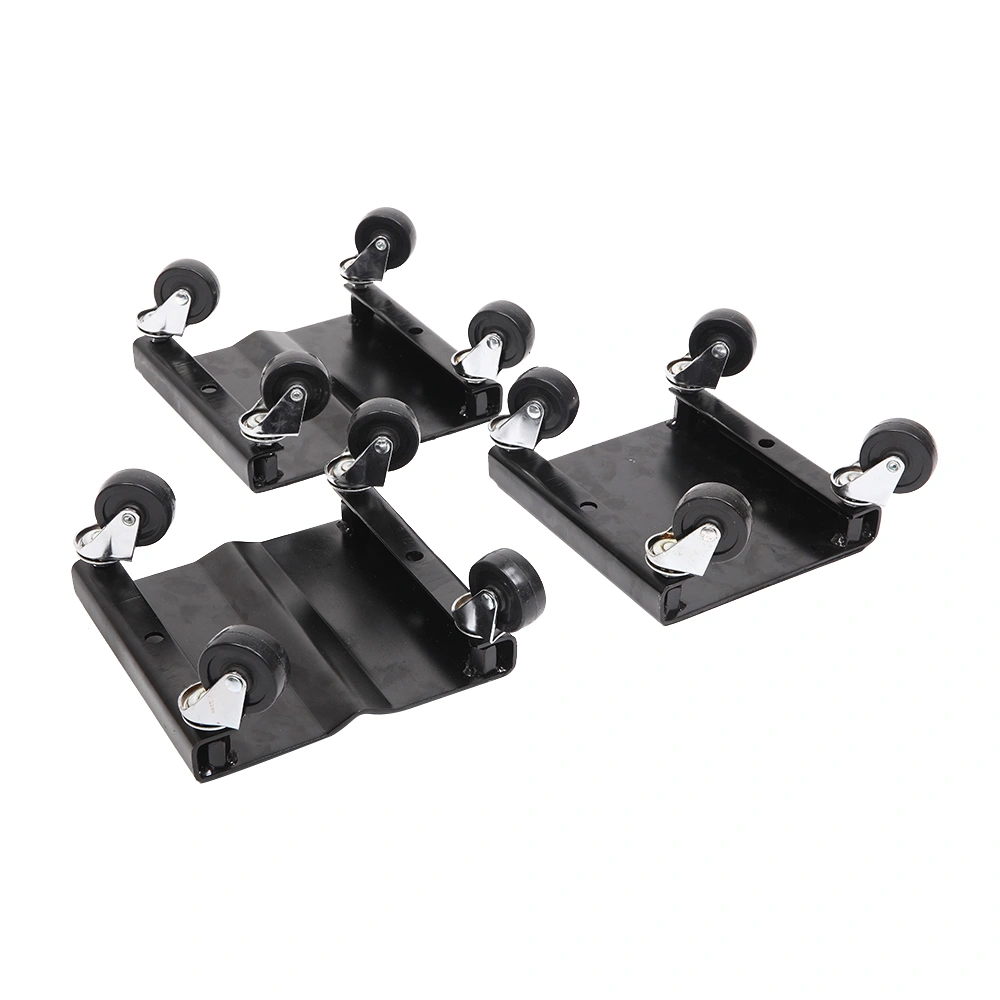 3 Pack Black Snowmobile Dollies - Heavy Duty Ski Snowmobile Transport Dolly Stands view 14