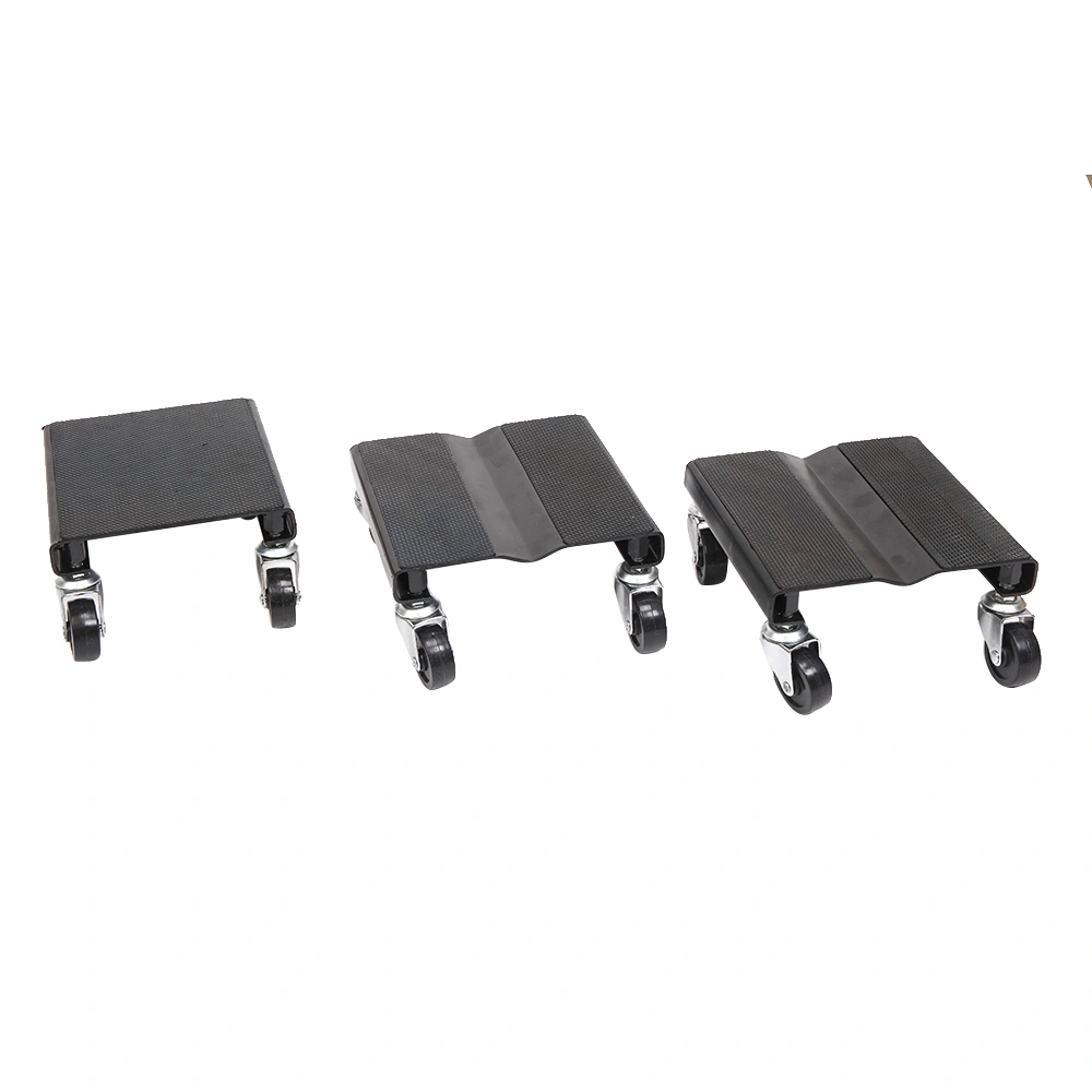 3 Pack Black Snowmobile Dollies - Heavy Duty Ski Snowmobile Transport Dolly Stands view 4