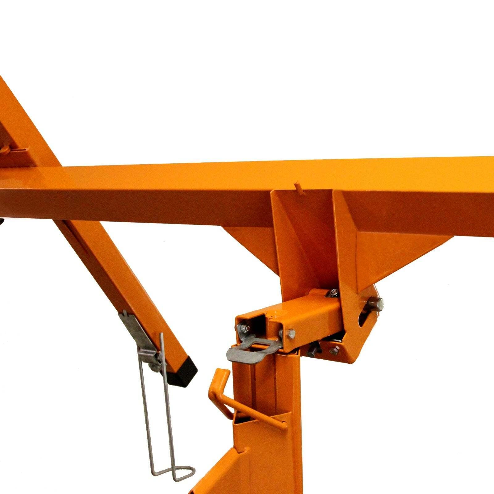 11FT Drywall Lifter Panel Hoist Jack Rolling Caster Construction Lockable 150lbs view 7
