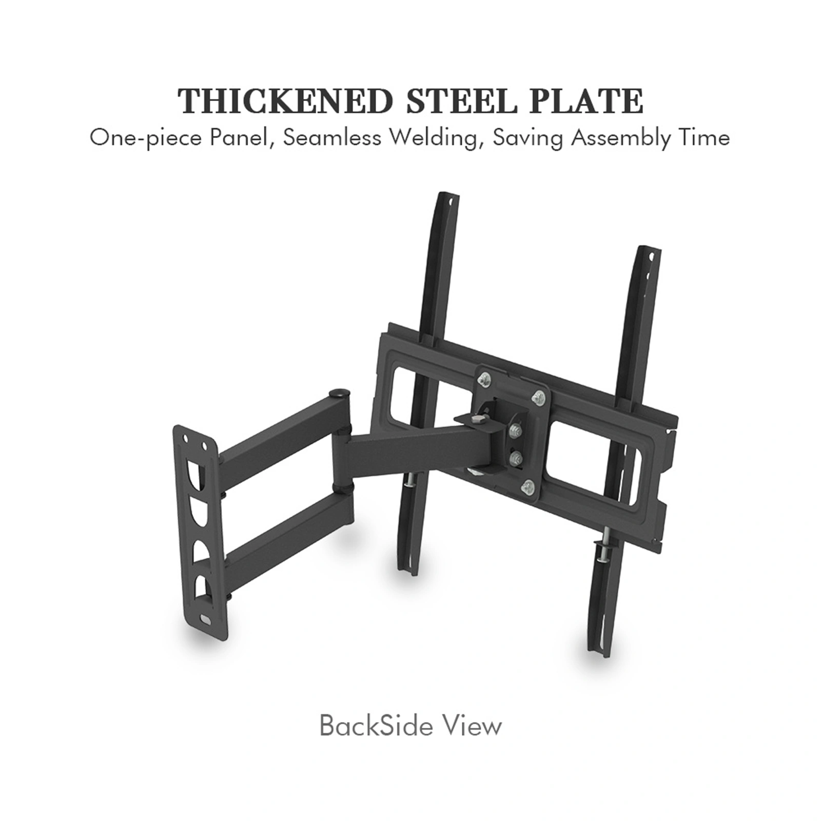 32-65" Single Pendulum Small Base TV Stand Tmxd-103 Bearing 35KG / VESE400*400 / Up And Down -10~ 10° view 7