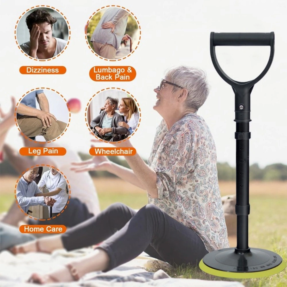 Adjustable Standing Aid with Base, Mobility Support Device for Seniors UK | Handheld Balance Walker Assist Tool for Home Care