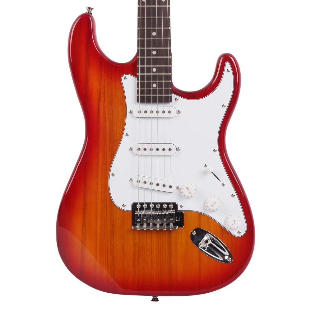 Rosewood Fingerboard Electric Guitar Sunset Red view 10