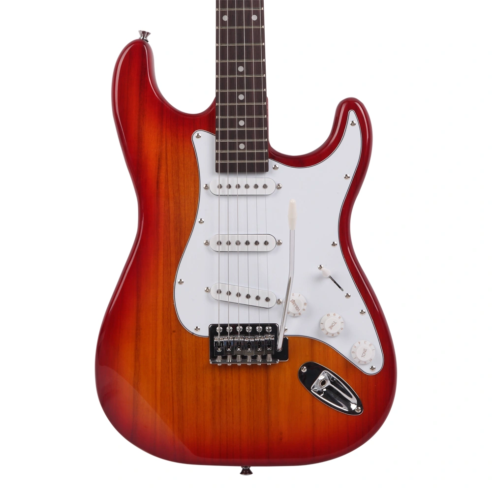 Rosewood Fingerboard Electric Guitar Sunset Red view 14