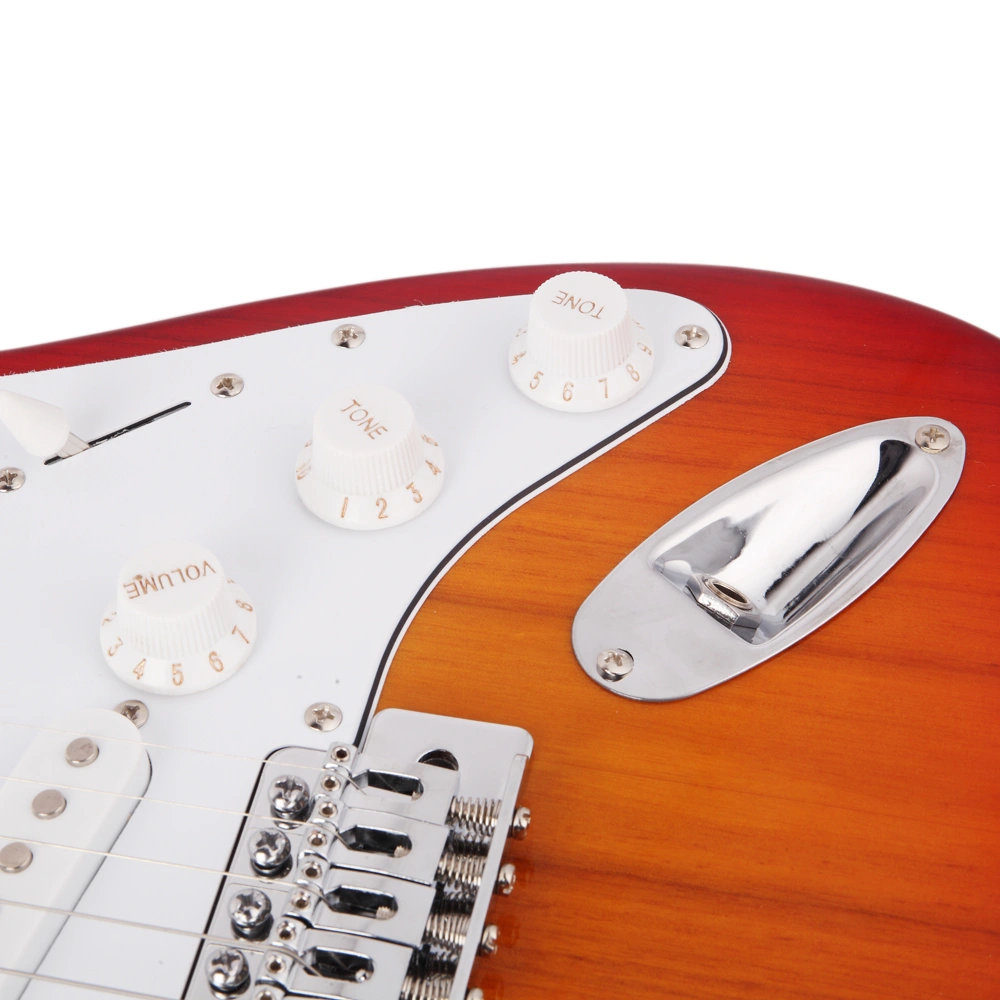 Rosewood Fingerboard Electric Guitar Sunset Red view 18