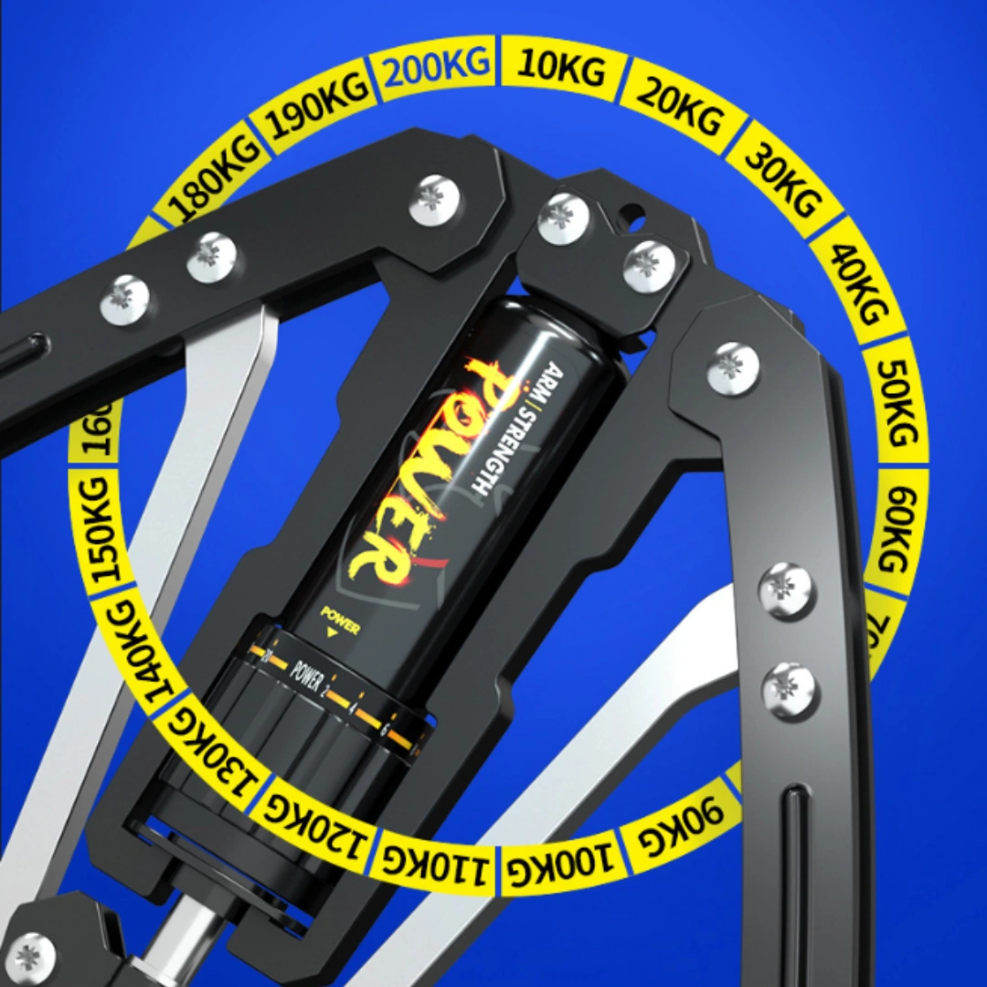 Hydraulic Adjustable Arm Power Twister, Upper Body Strength Trainer with Counter view 5