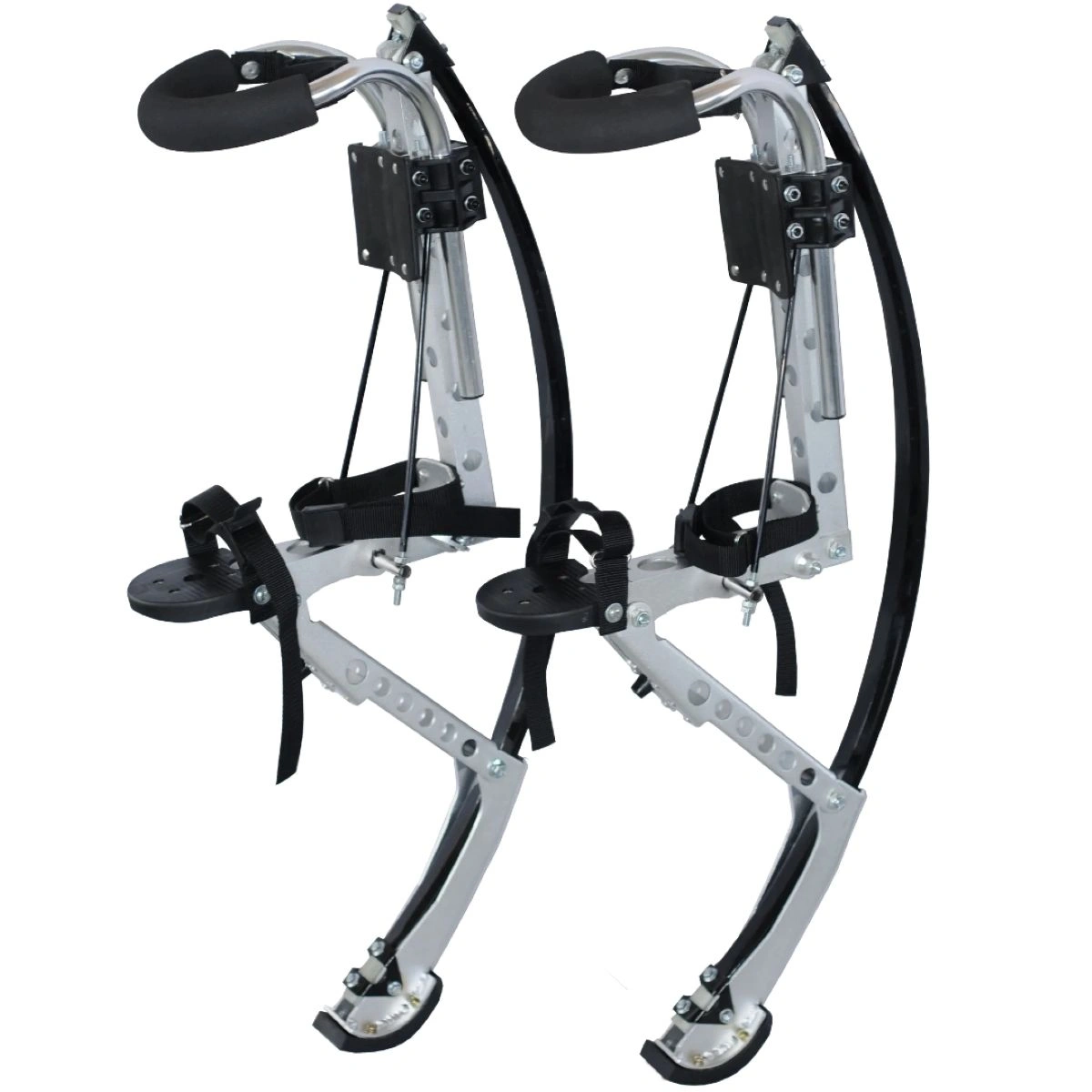 Jumping Stilts Kangaroo Shoes for Men Women Adults Black Fitness Exercise Outdoor Running Walking Gym Training Pogo Bouncing