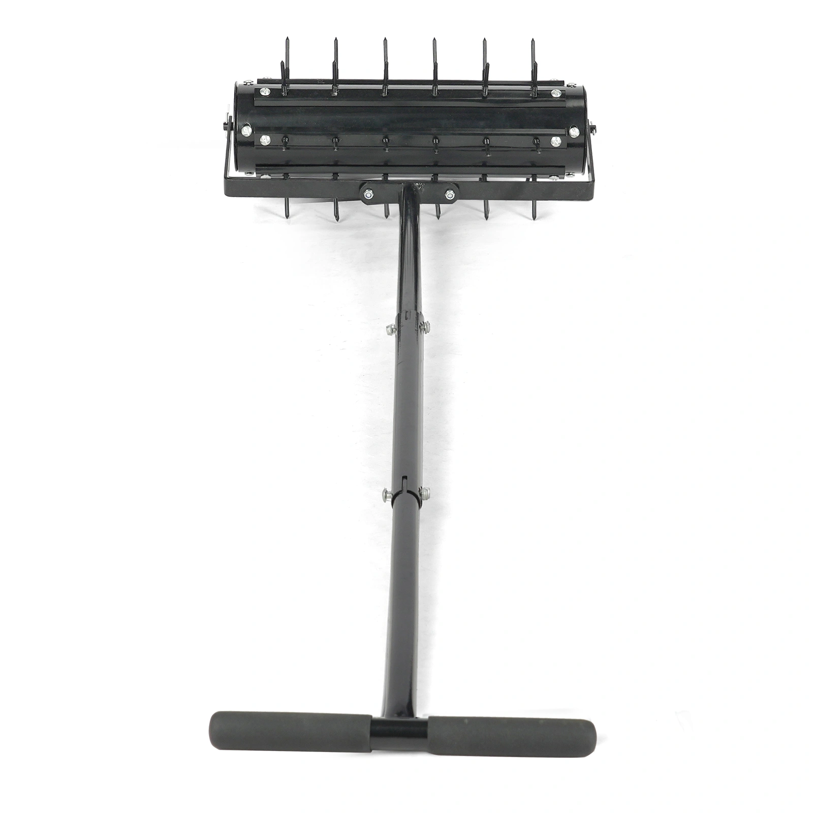 17-inch Lawn Aerator, Rolling Aerator Lawn Tool with T-shaped Handle, Heavy Duty Lawn Aerator Tool, Grass Aerator & Garden Tools for Aeration & Soil Health, Black view 18
