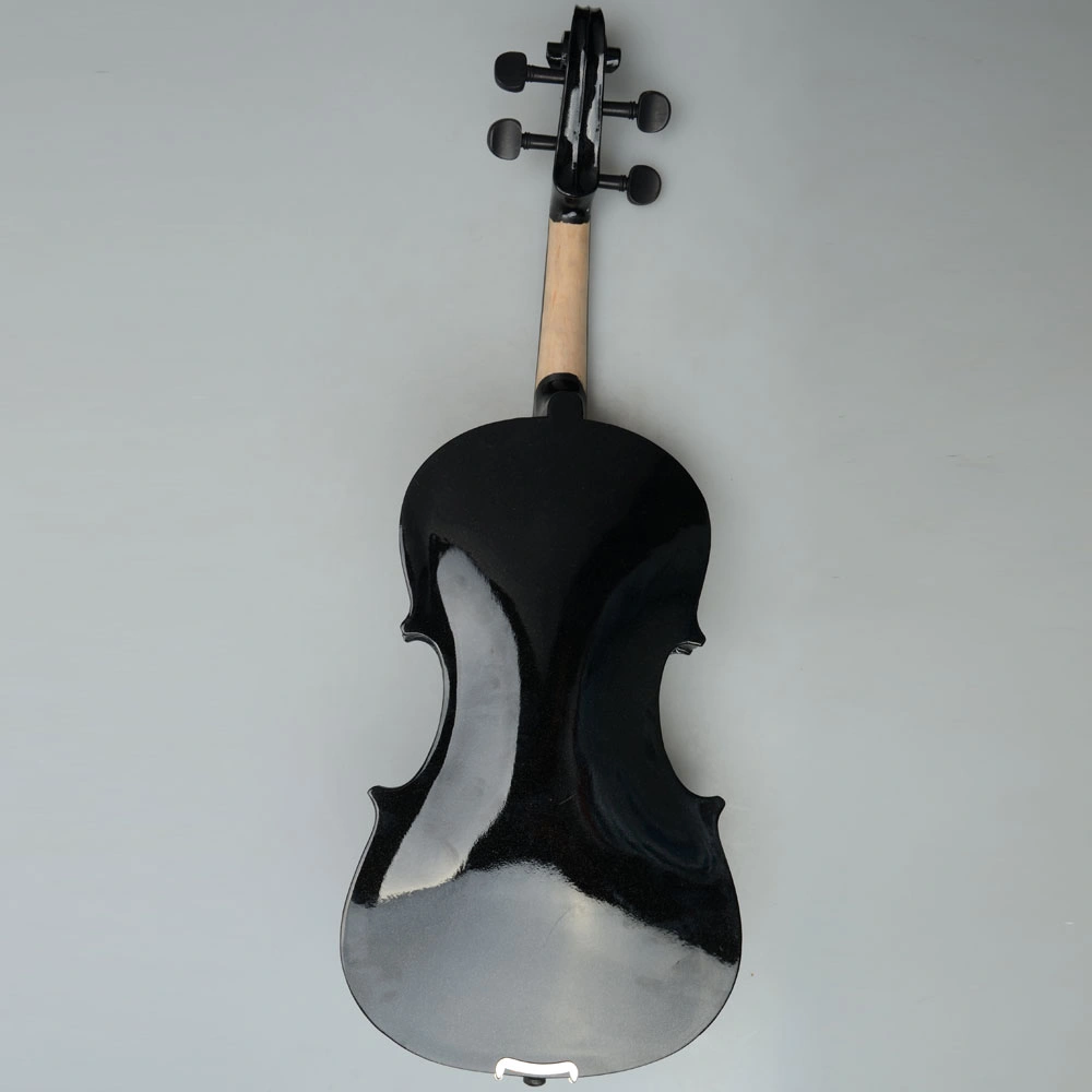 15" Acoustic Viola Case Bundle with Bow & Rosin - Black Hard Shell Protection view 2