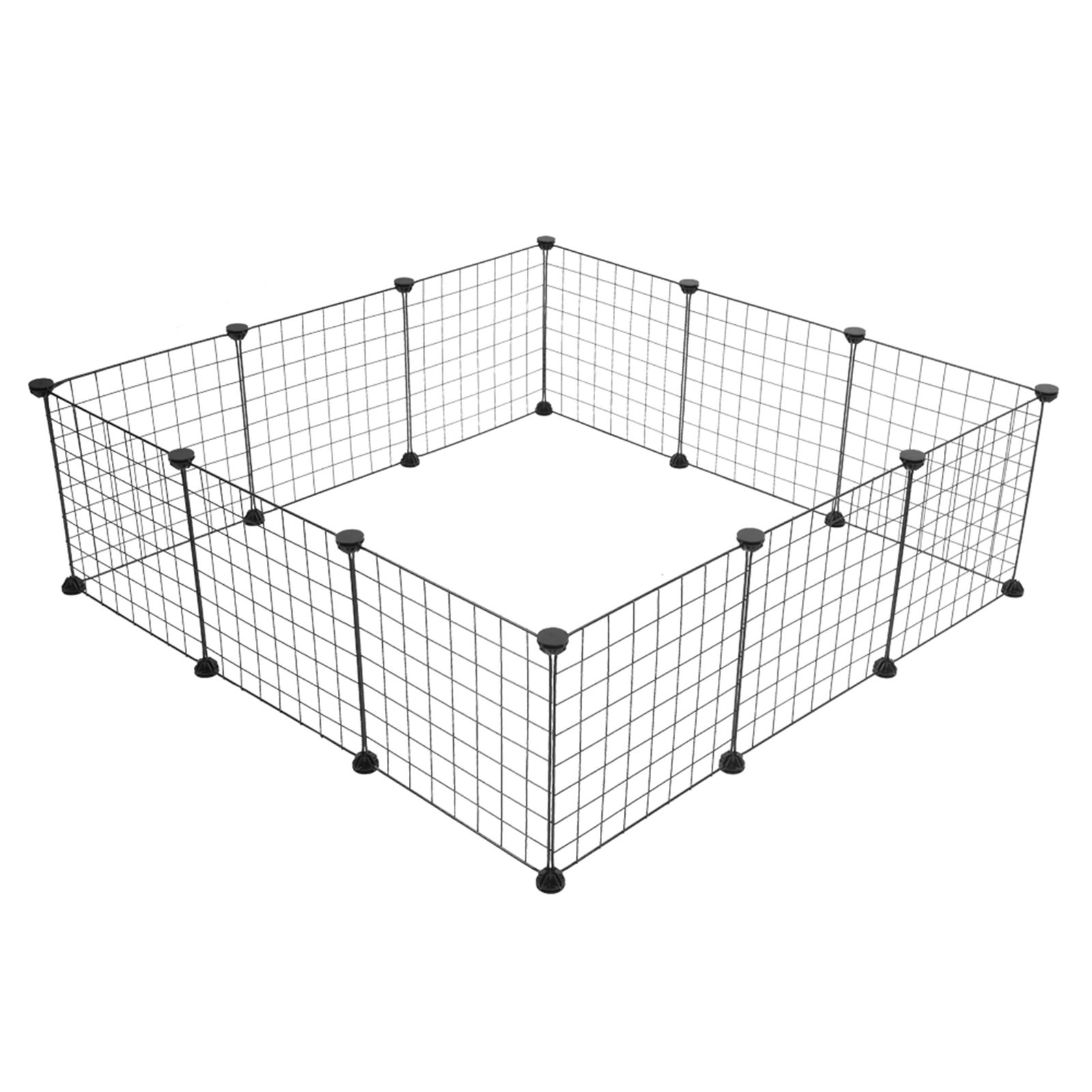 Pet Playpen, Small Animal Cage Indoor Portable Metal Wire Yard Fence for Small Animals, Guinea Pigs, Rabbits Kennel Crate Fence Tent view 3