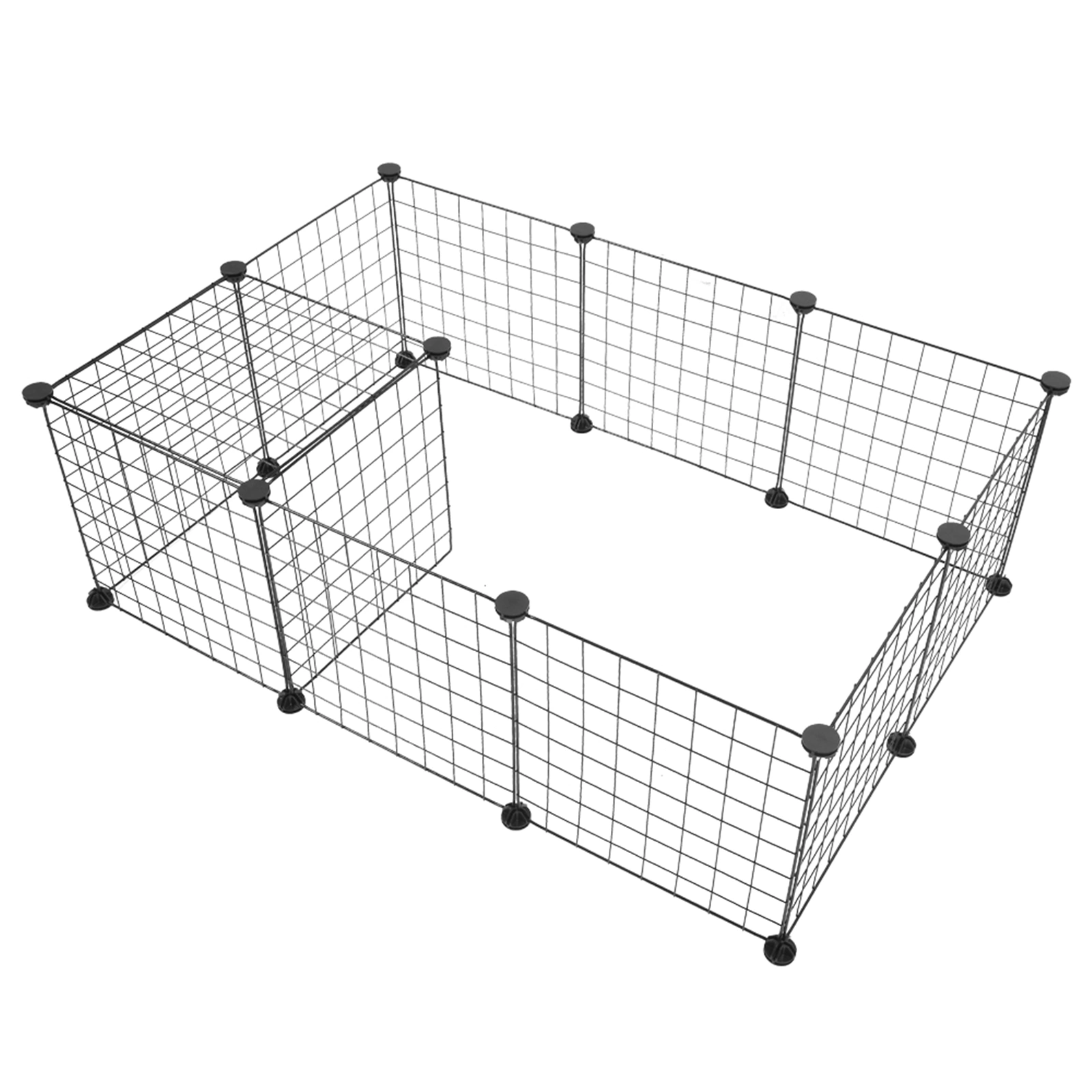 Pet Playpen, Small Animal Cage Indoor Portable Metal Wire Yard Fence for Small Animals, Guinea Pigs, Rabbits Kennel Crate Fence Tent view 9