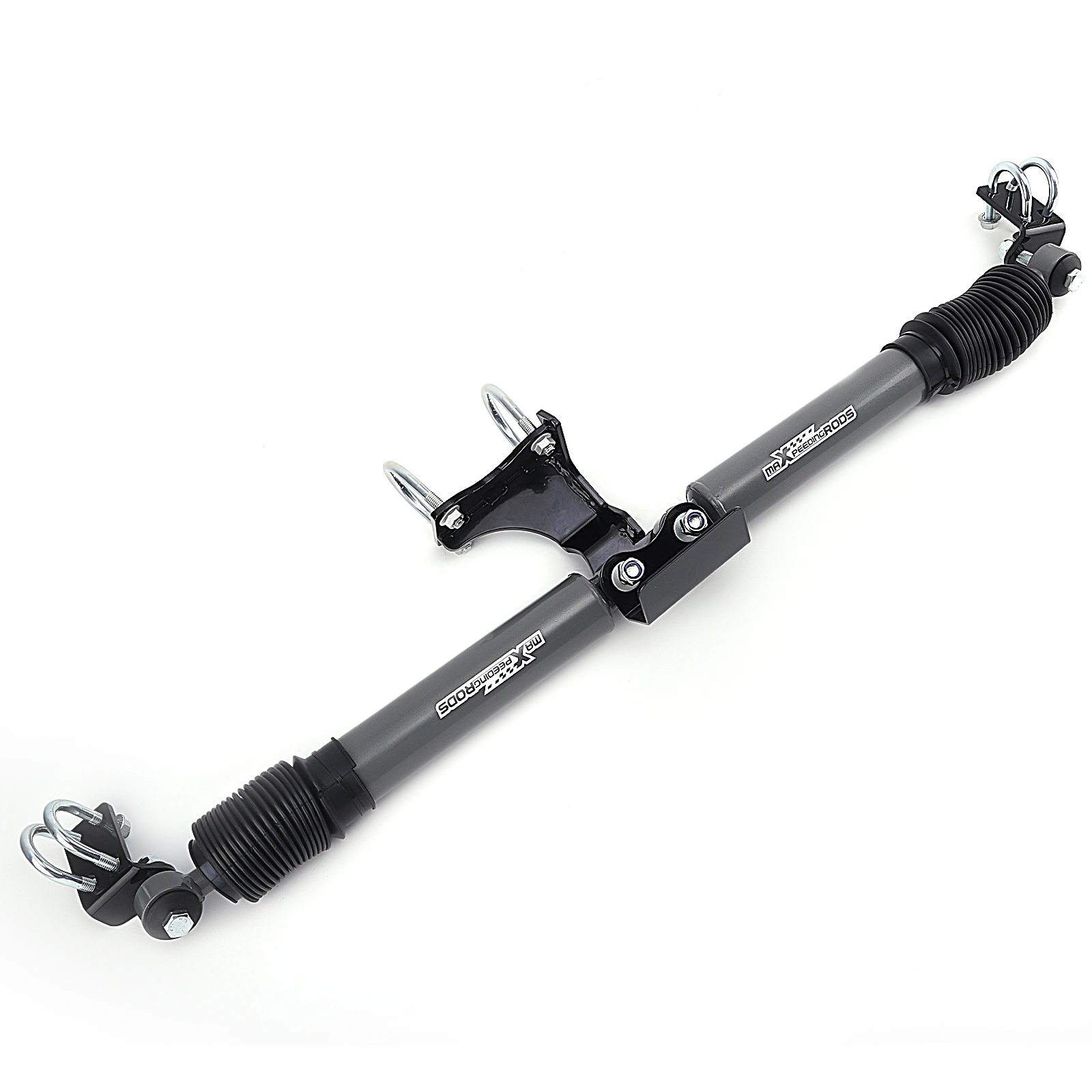 Dual Steering Stabilizer Fit for Jeep Wrangler JK JKU 2007-2018 Fit 2-8'' Lifted view 7