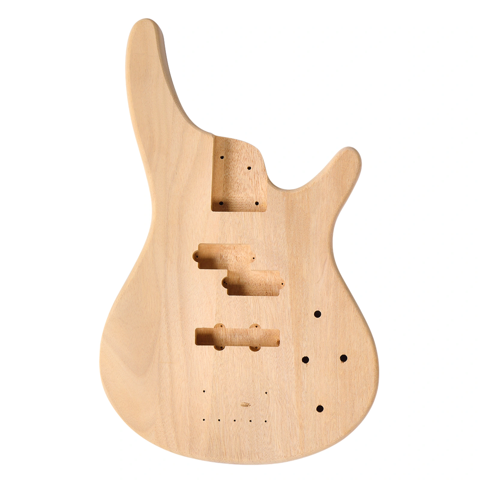 DIY 4 String IB Style Electric Bass Guitar Kits with Mahogany Body, Maple Neck and Accessories view 12