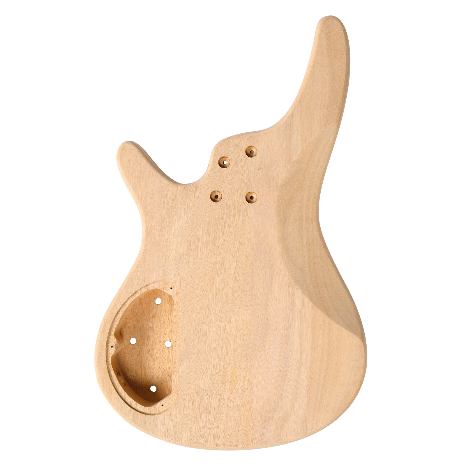DIY 4 String IB Style Electric Bass Guitar Kits with Mahogany Body, Maple Neck and Accessories view 5