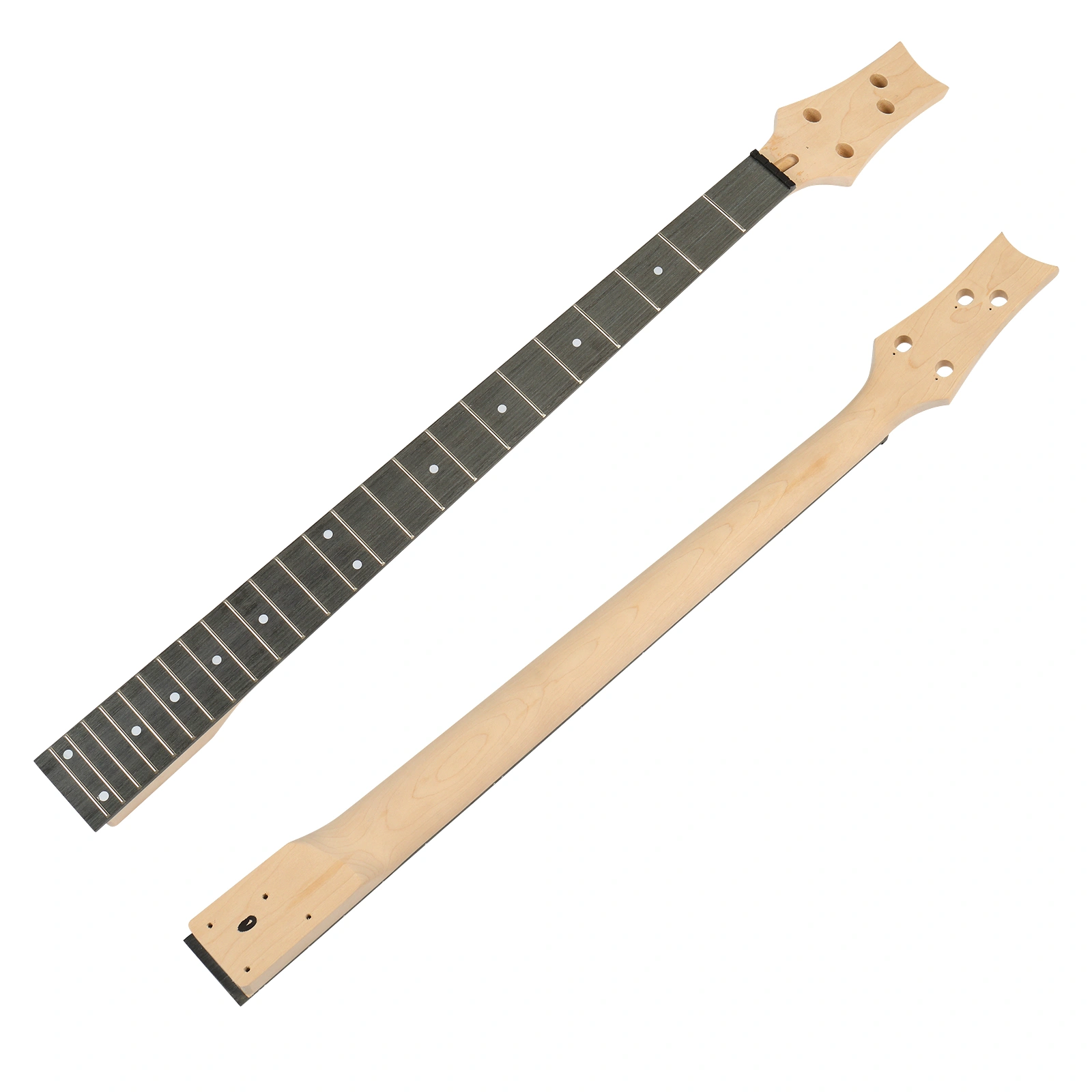 DIY 4 String IB Style Electric Bass Guitar Kits with Mahogany Body, Maple Neck and Accessories view 8