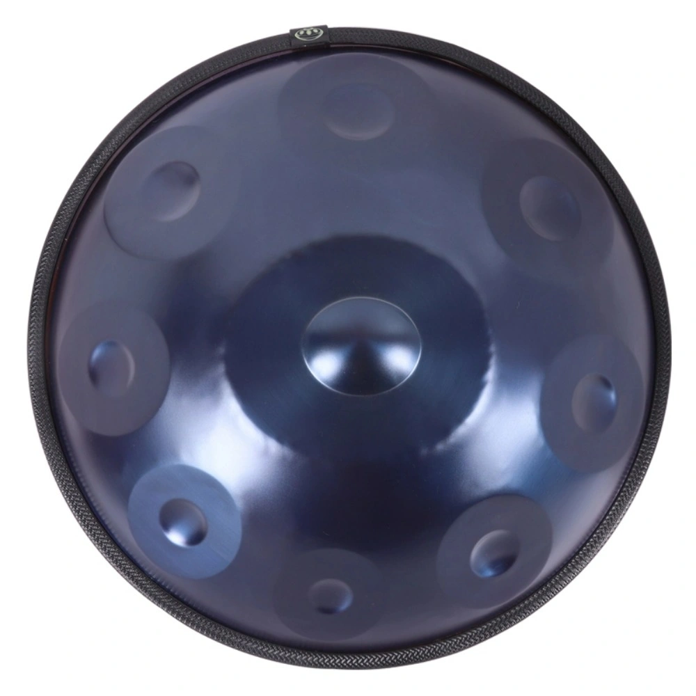 9 Notes Blue Solid Color Handpan Drum Steel Tongue Percussion Instrument