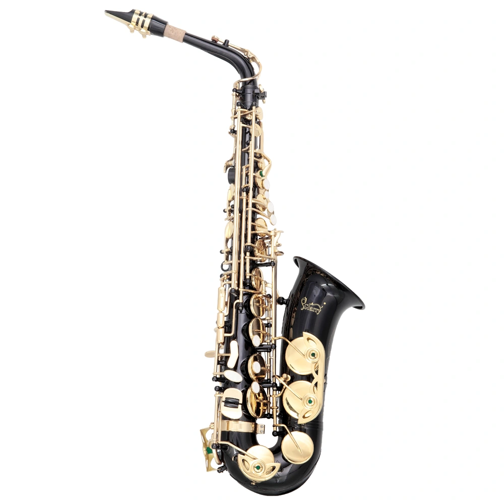 Alto Saxophone Eb E-Flat in Black - 11 Reeds, Hard Case & Care Kit Bundle for Students Beginners view 8