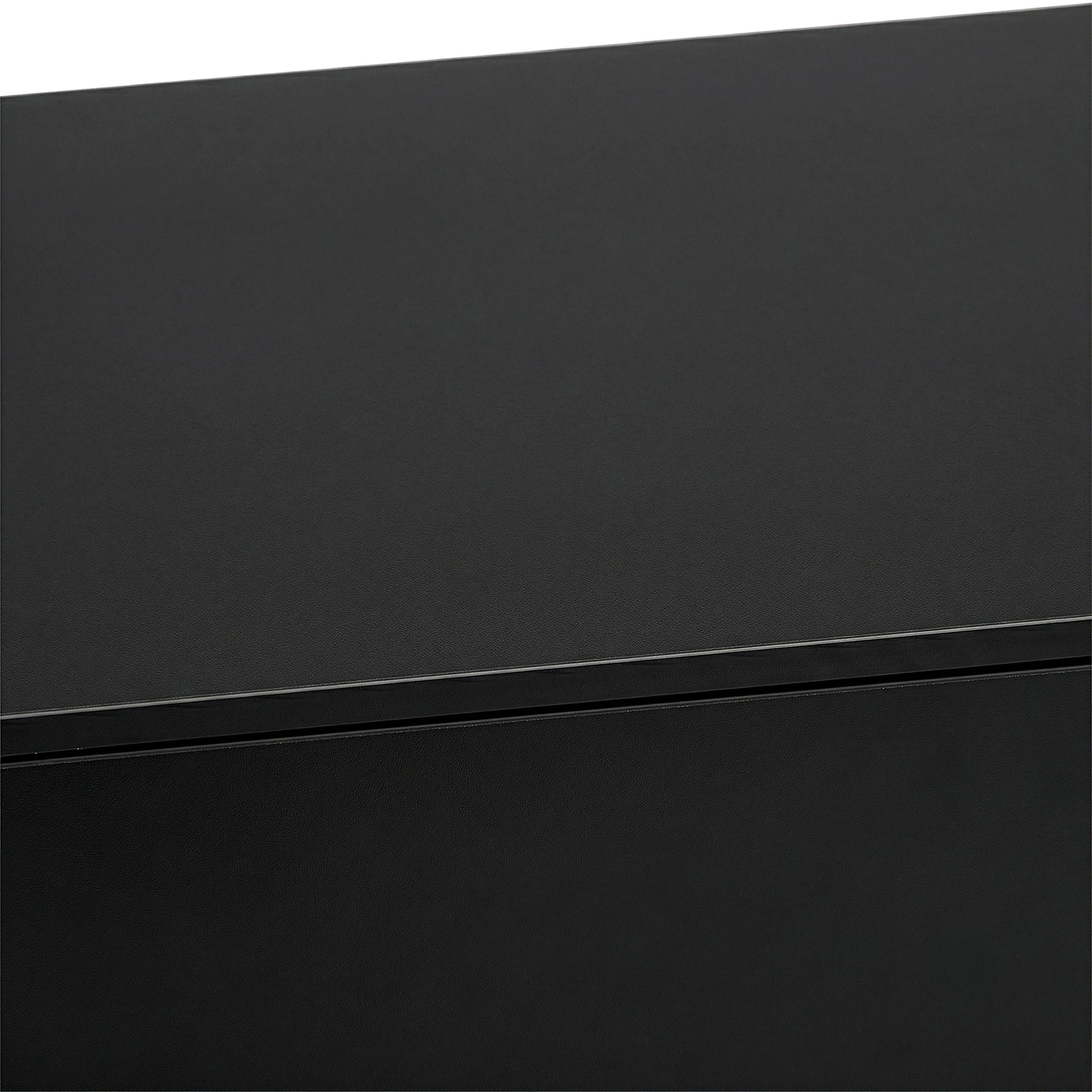 3-Drawer Chest with Textured Finish Drawer Dresser 22.05*12.99*25.98in Black view 9