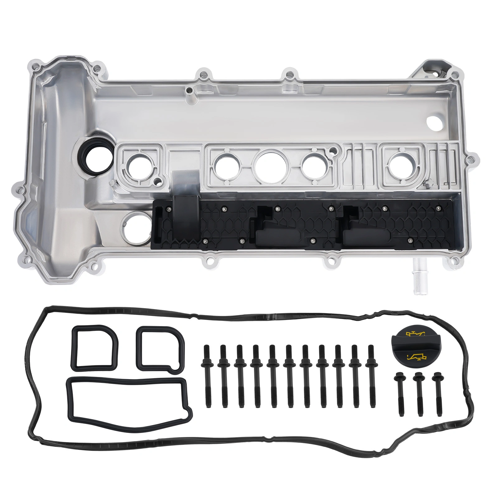 Aluminum Engine Valve Cover fit for 2010-2012 Ford Escape and Fusion 2.5L V6