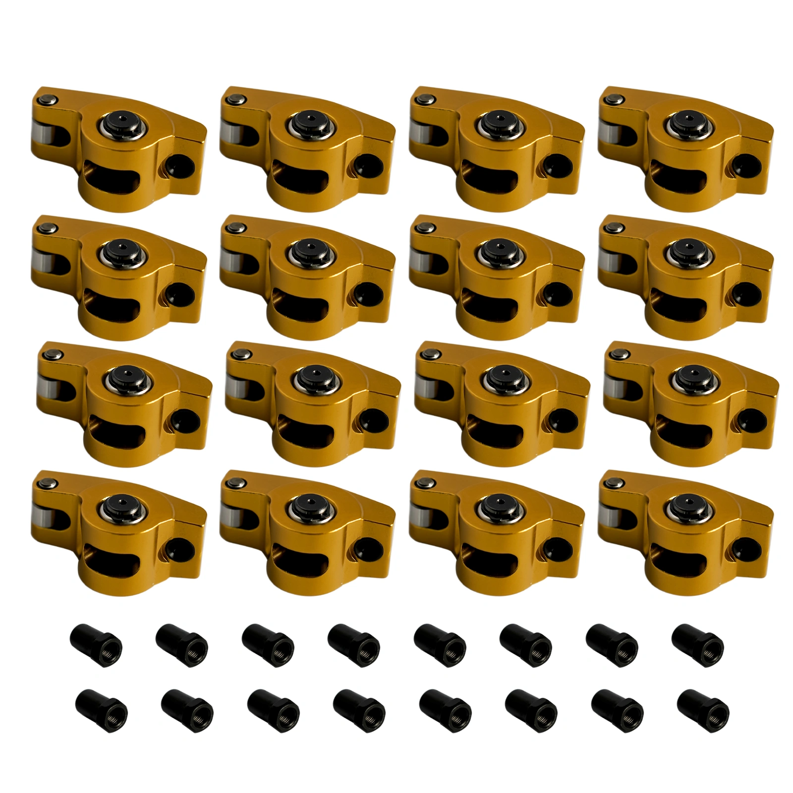 Aluminum Roller Rocker Arms 1.5 Ratio 3/8" for SBC Small Block Chevy 327 350 Engine view 5