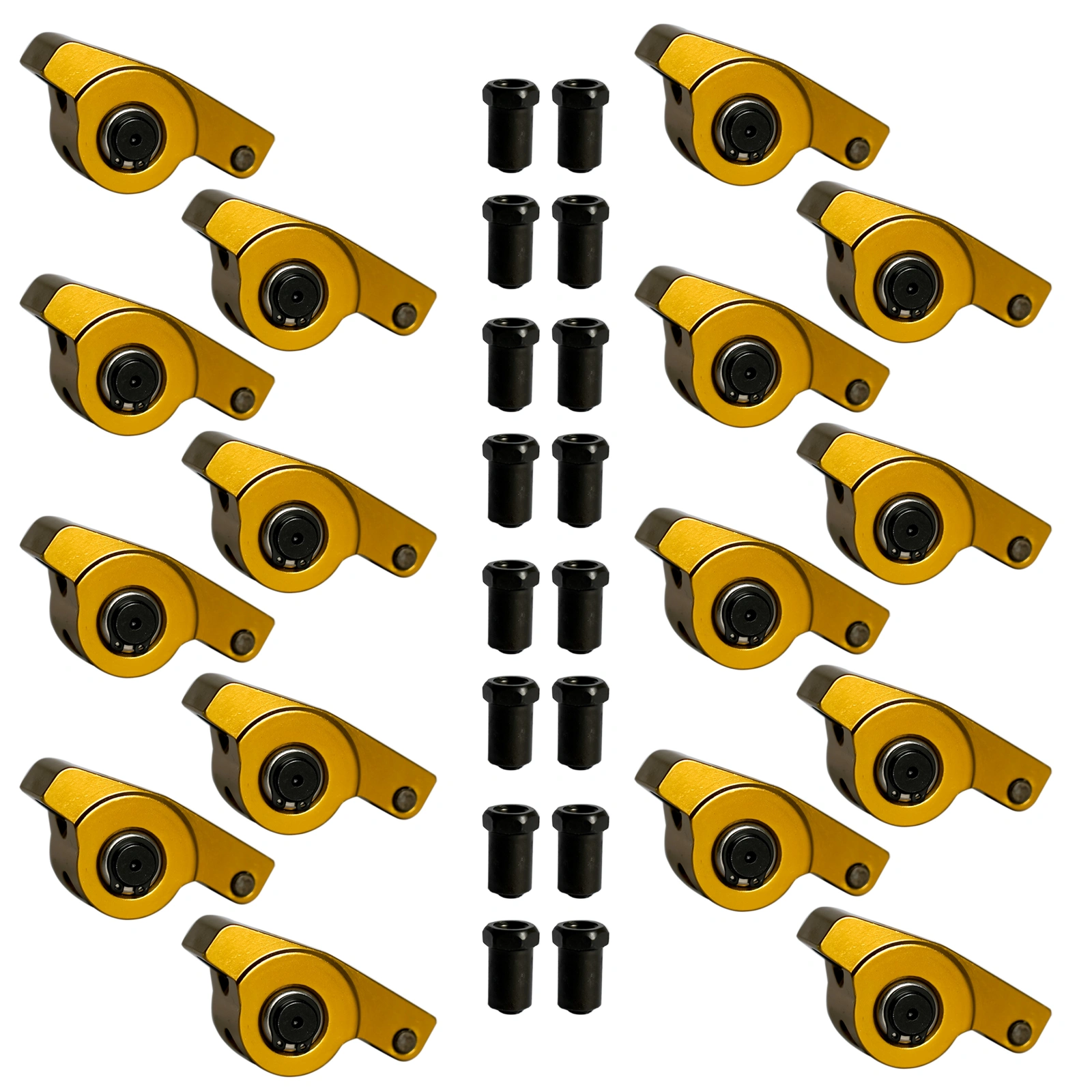 Aluminum Roller Rocker Arms 1.5 Ratio 3/8" for SBC Small Block Chevy 327 350 Engine view 6