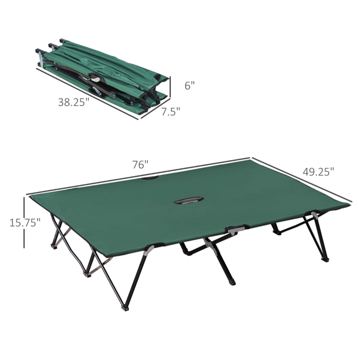 Folding Camping Chairs, Portable Lightweight Outdoor Chair, Foldable Stool for Camping, Hiking, Beach, Fishing, Picnic view 3