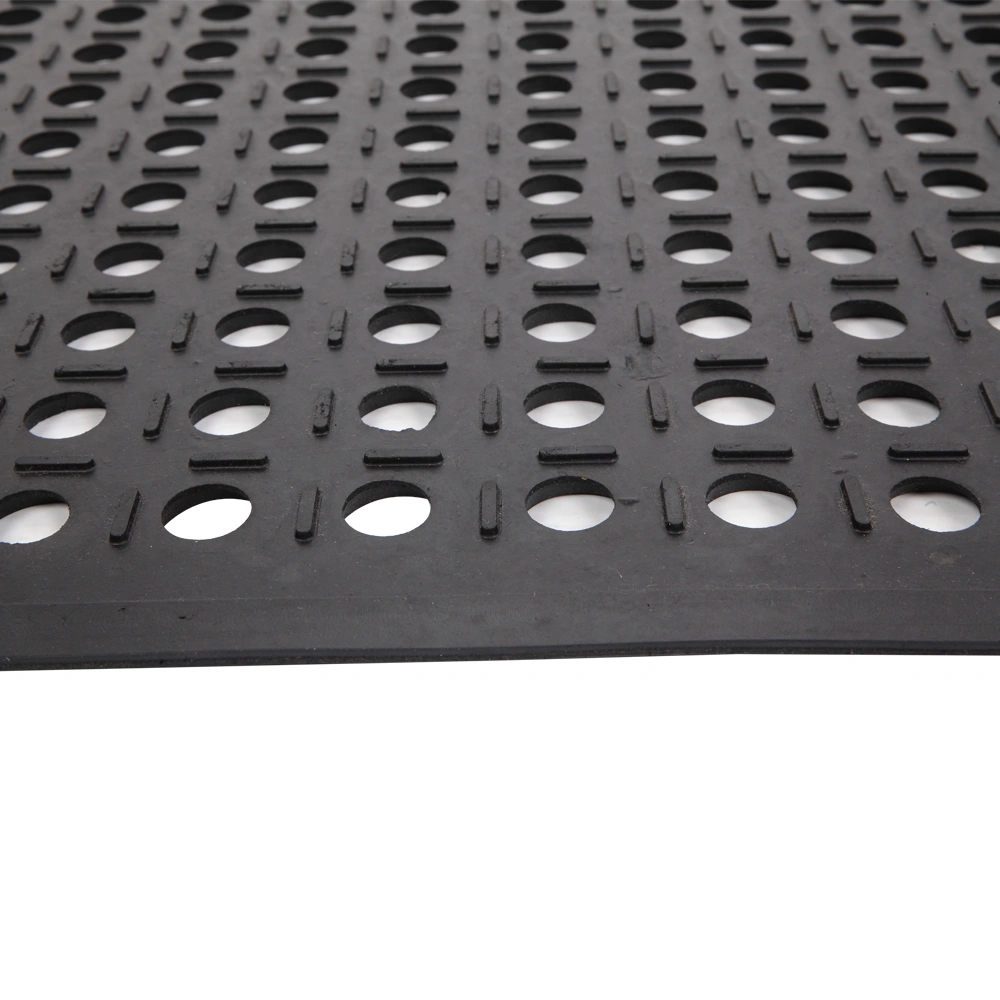 Bar Kitchen Industrial Multi-functional Anti-fatigue Drainage Rubber Non-slip Hexagonal Mat 60*90cm view 10