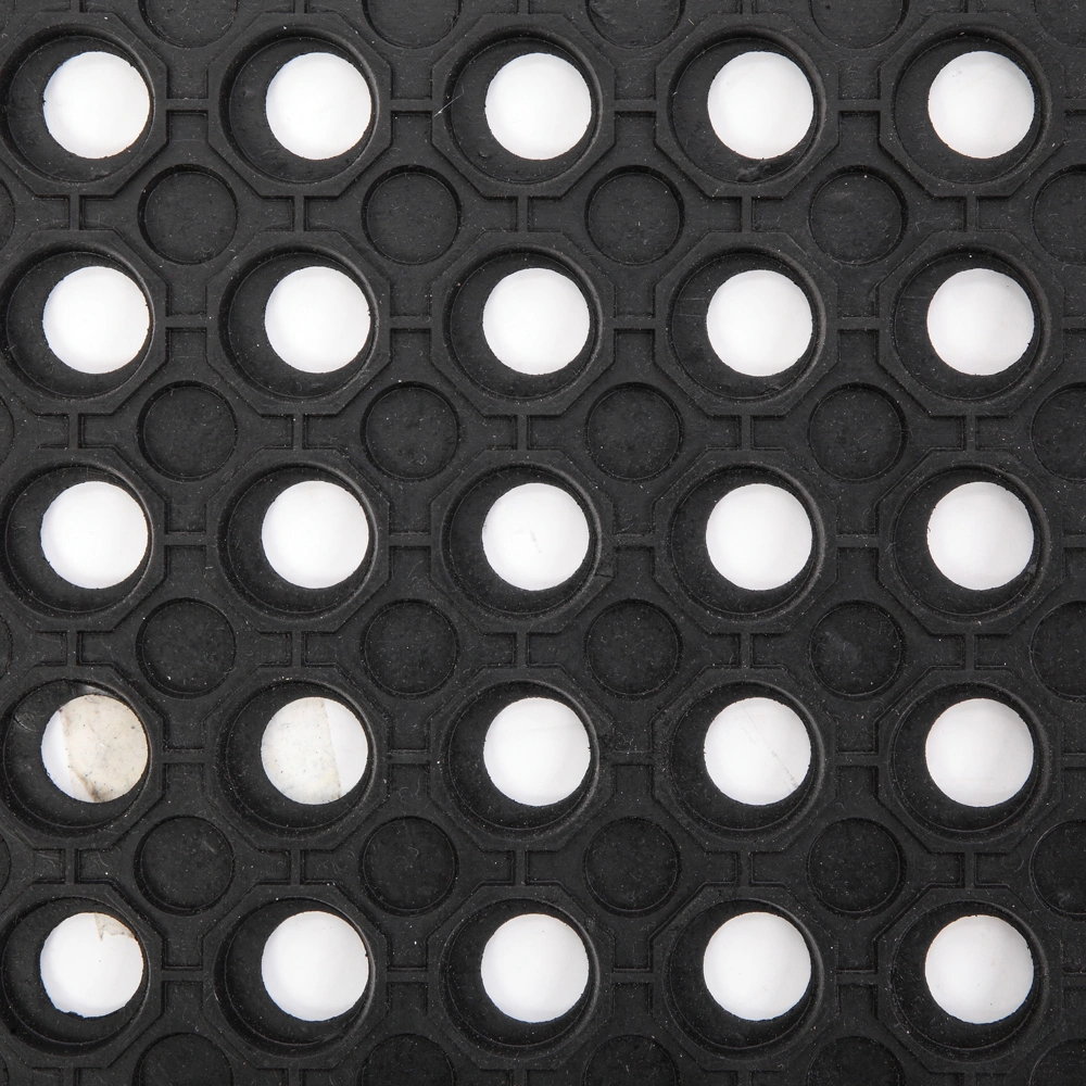 Bar Kitchen Industrial Multi-functional Anti-fatigue Drainage Rubber Non-slip Hexagonal Mat 60*90cm view 15