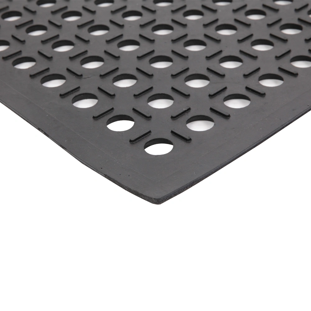 Bar Kitchen Industrial Multi-functional Anti-fatigue Drainage Rubber Non-slip Hexagonal Mat 60*90cm view 5