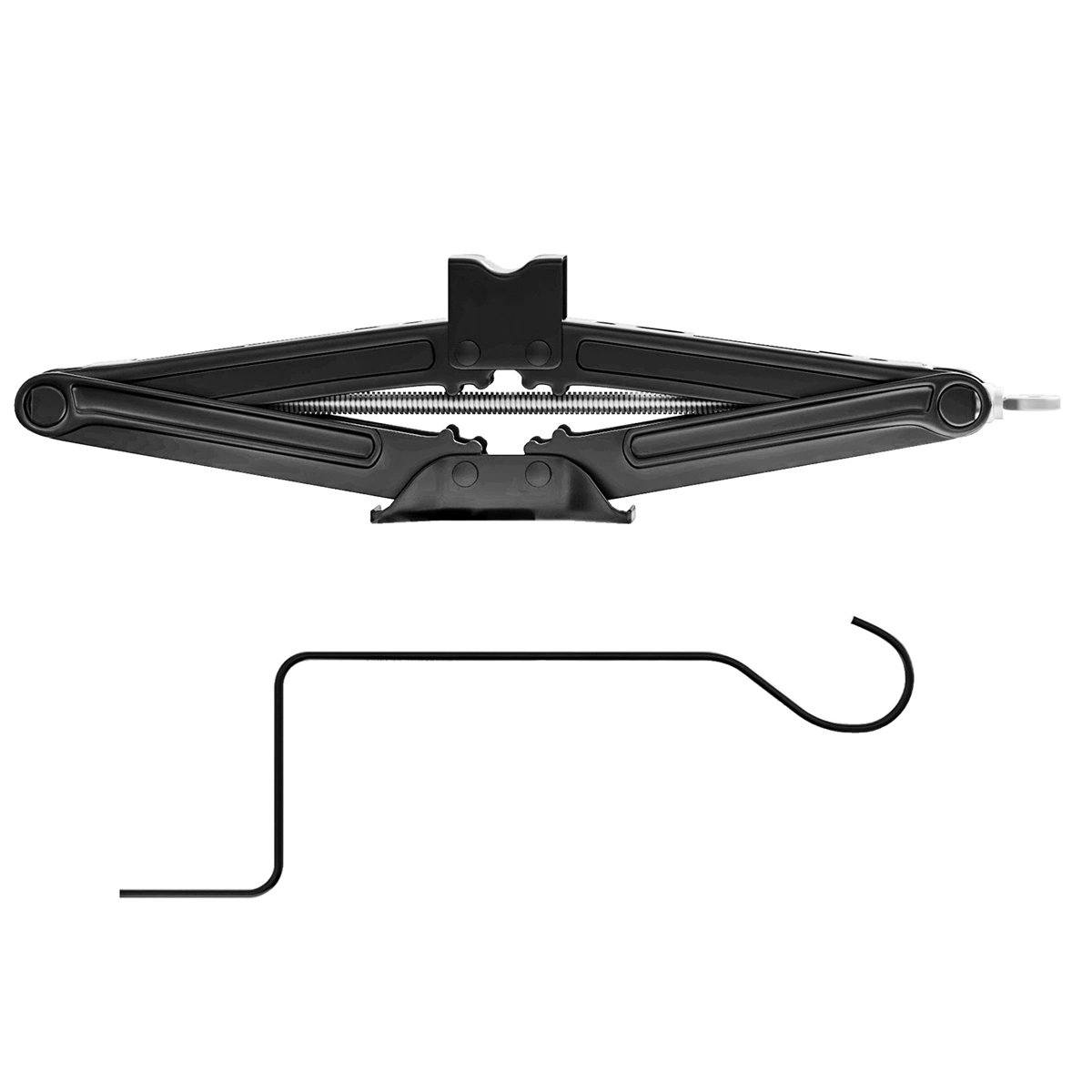 Portable Scissor Jack - 2-Ton Car Lift Jack for Emergency Vehicle Repair, Compact & Durable view 3