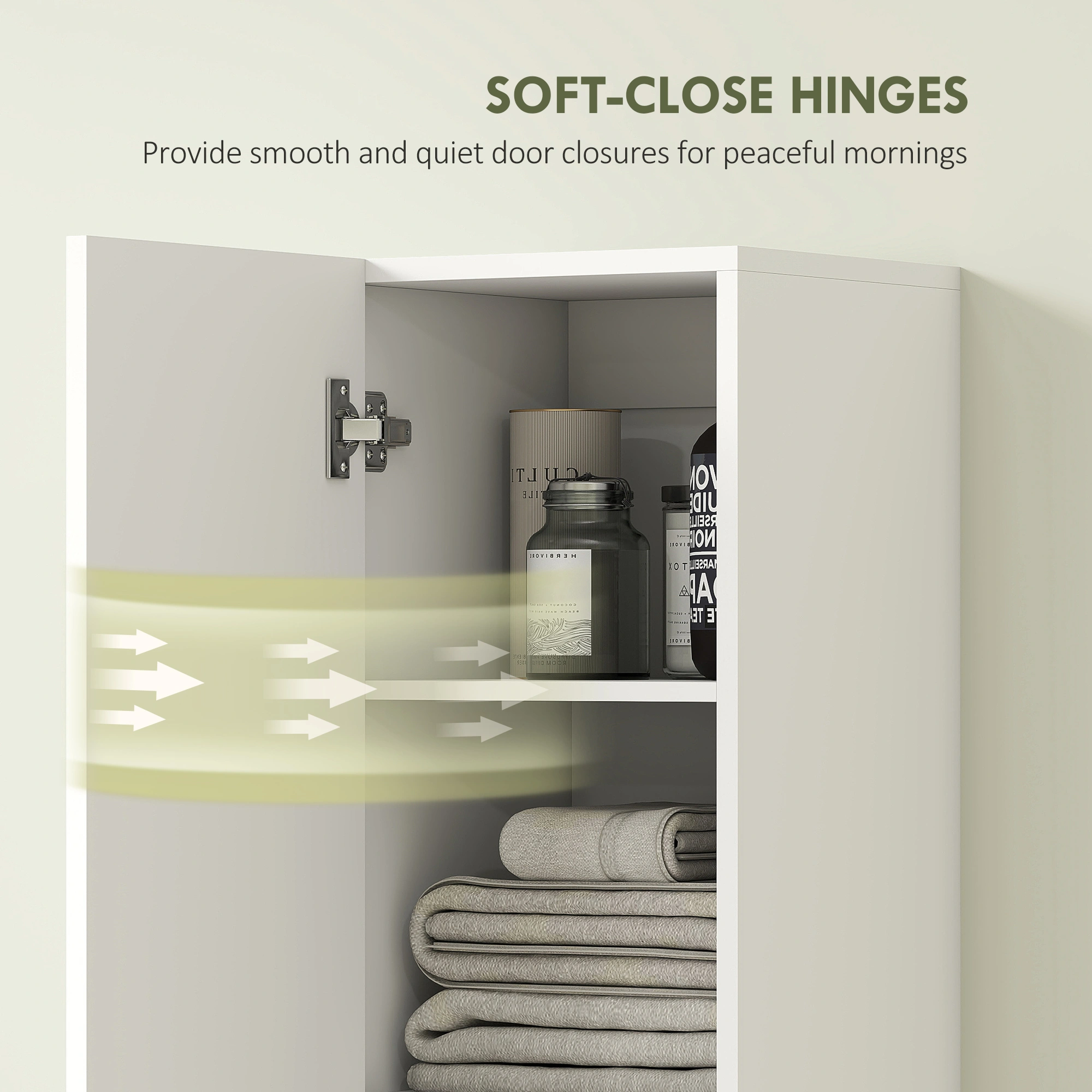 Bathroom Cabinet - Wall Mounted Vanity Storage Organizer with Mirror Shelf, Modern Medicine Cabinet for Small Spaces view 3
