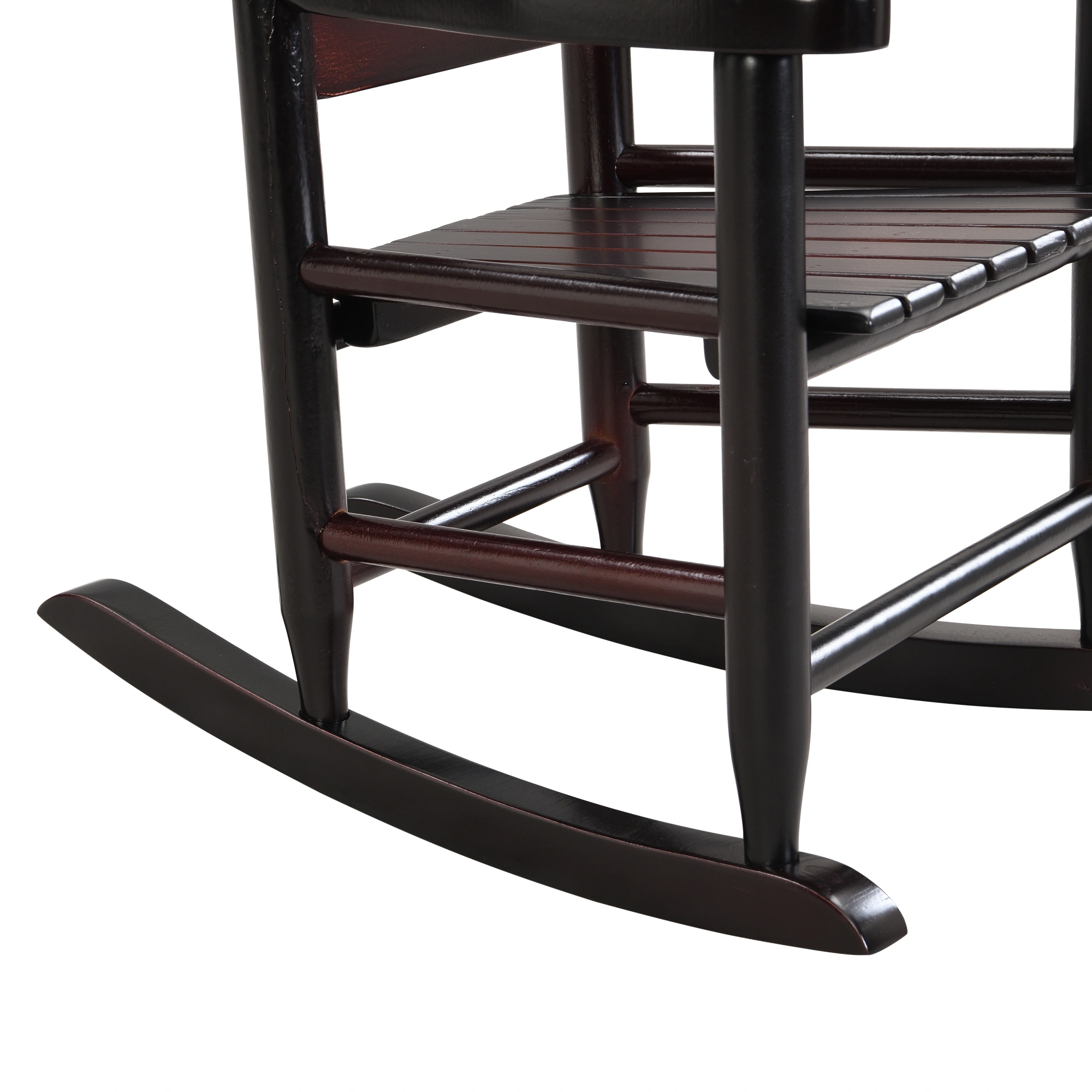Kids Rocking Chair Solid Oak Indoor Outdoor Durable ESP Wood Children's Accent Seat view 9
