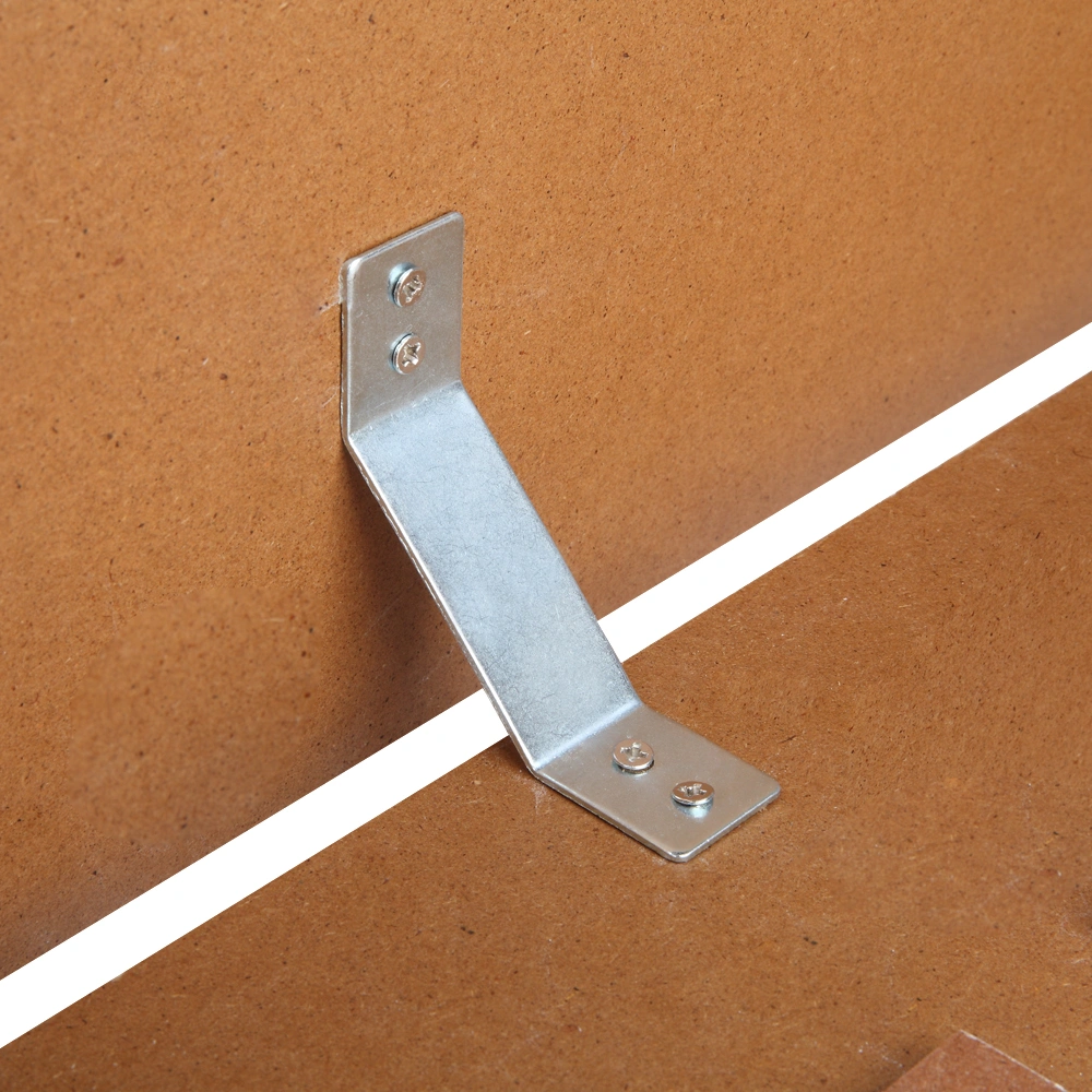 White Radiator Cover S Size E1 MDF Board Traditional Vertical Stripe Ventilated Simple Design view 2