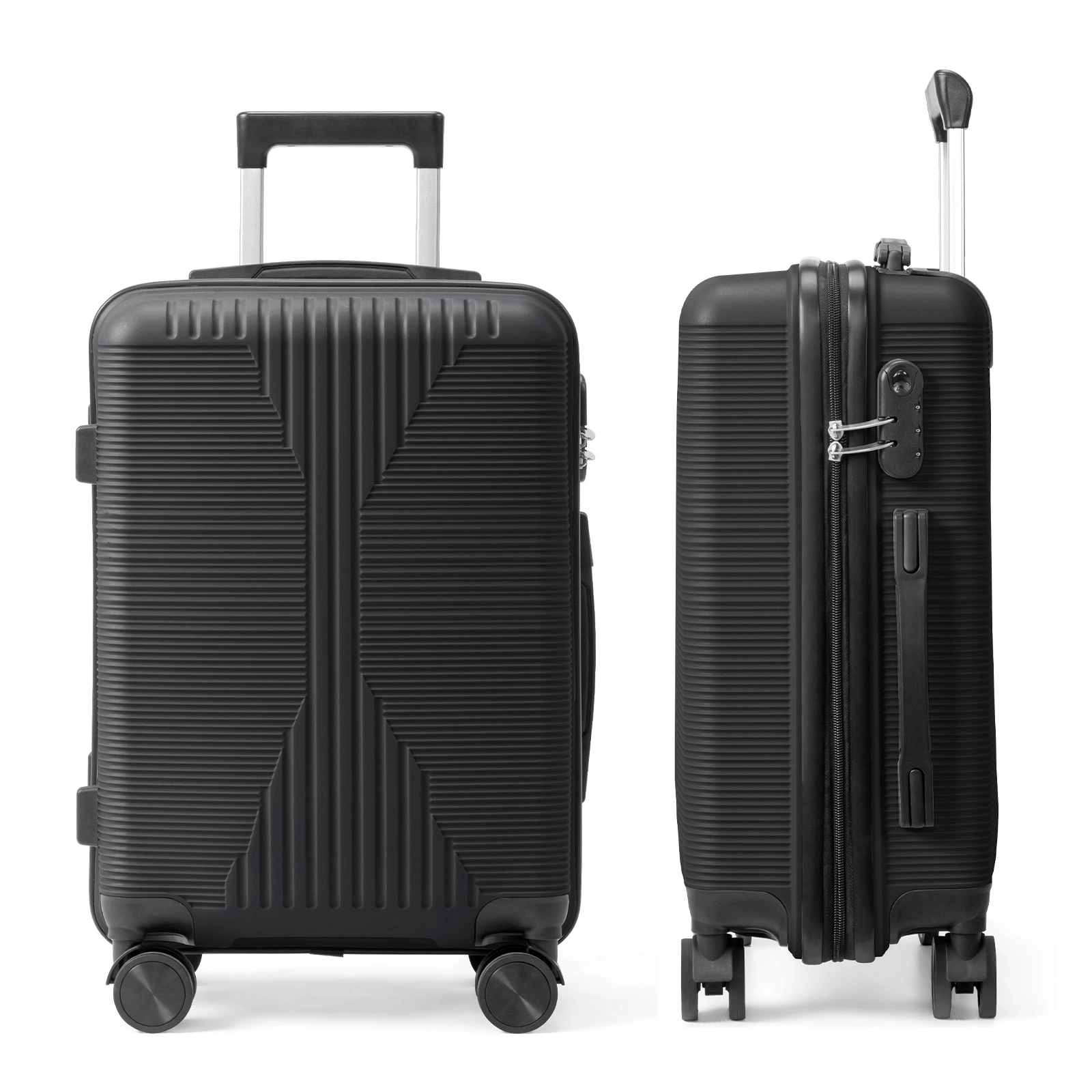 PP Trolley Case 20in Travel Suitcase Black view 21