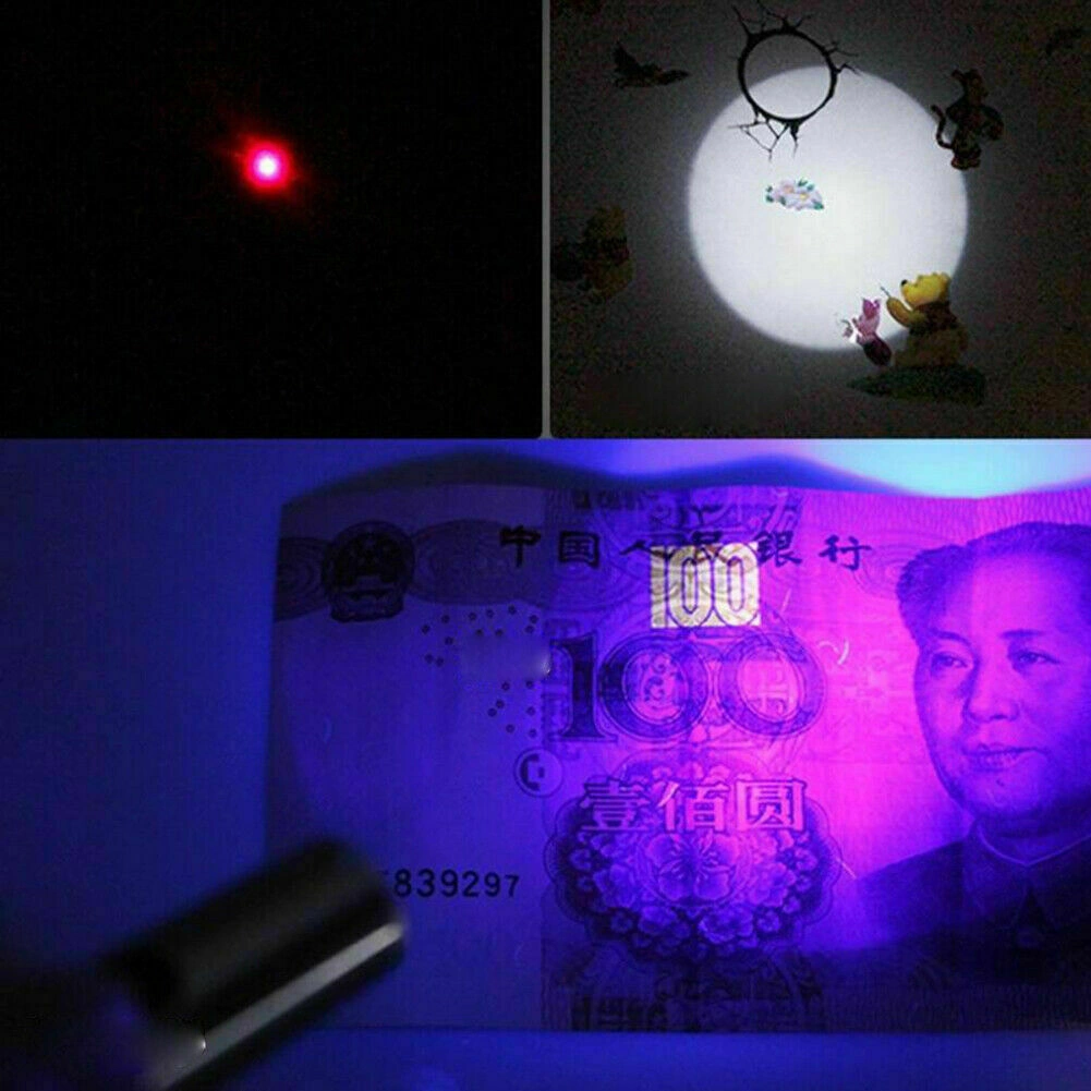 3 in1 1mw USB Rechargeable Pet Toy Pen Flashlight Red laser Beam UV Light 3-Modes Lamp (US Logistics For USPS/DHL/Fedex/UPS. No designated logistics accepted,TK/TMEU only For self-pickup) view 11