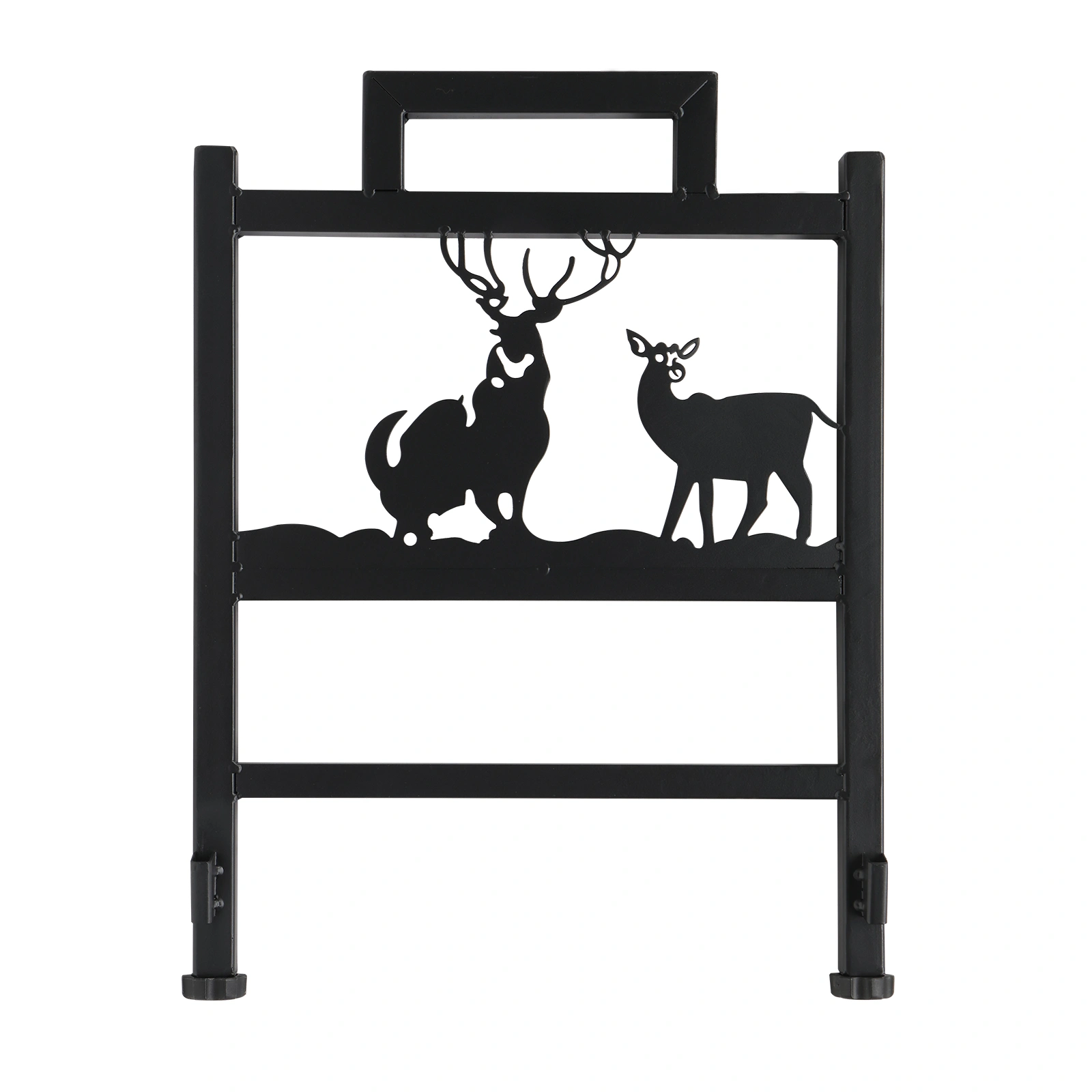 Single Layer Firewood Holder With Animal Pattern view 11