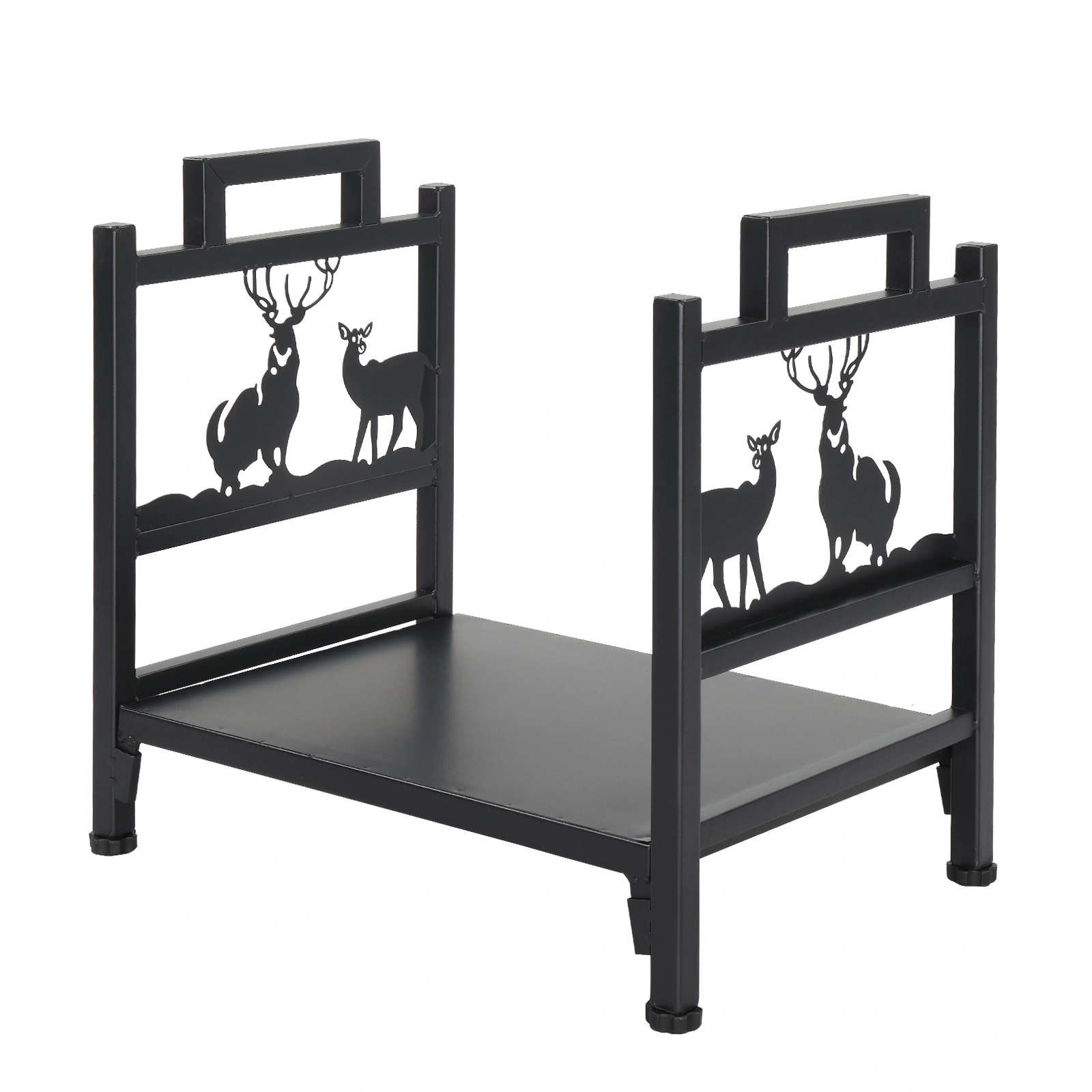 Single Layer Firewood Holder With Animal Pattern view 2