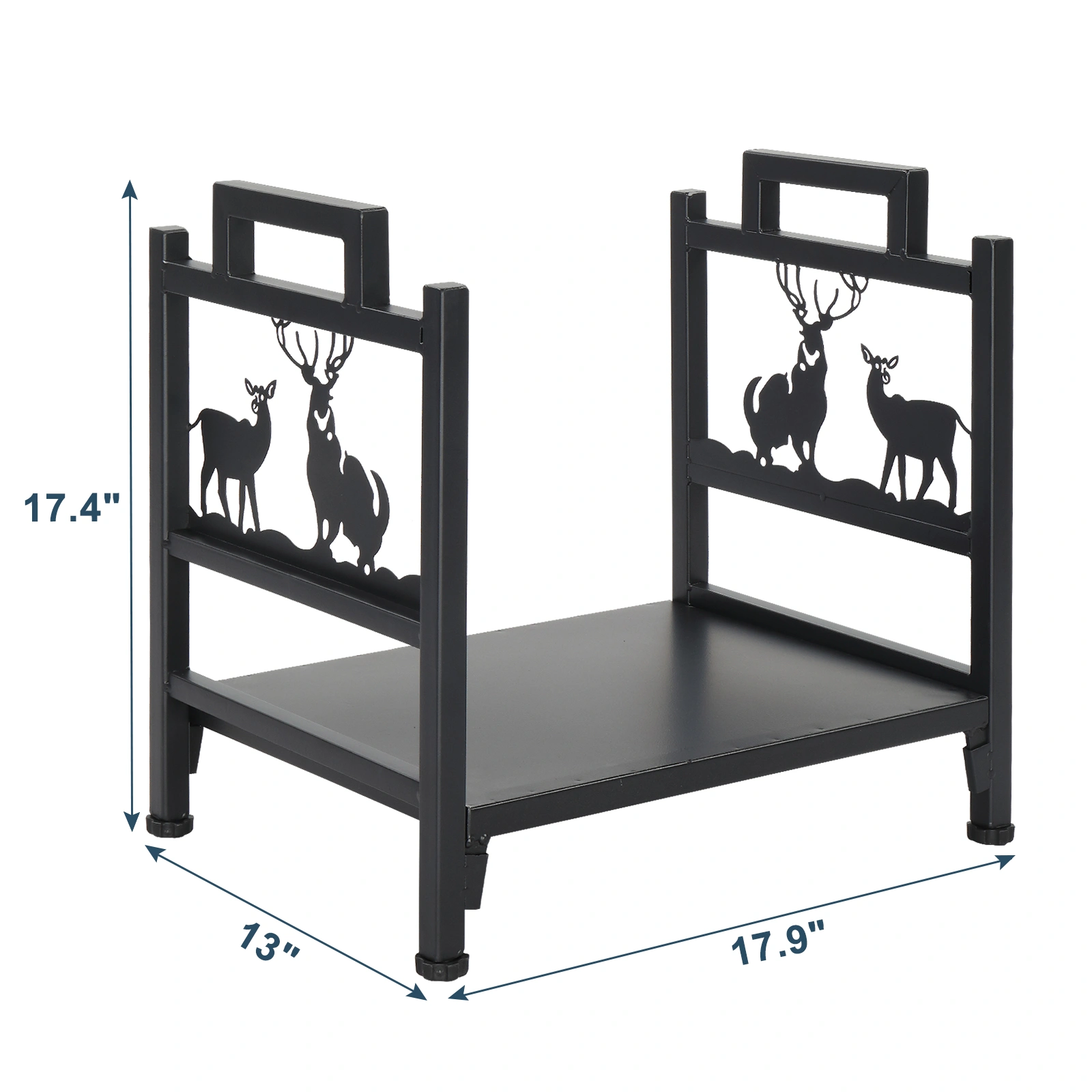 Single Layer Firewood Holder With Animal Pattern view 7