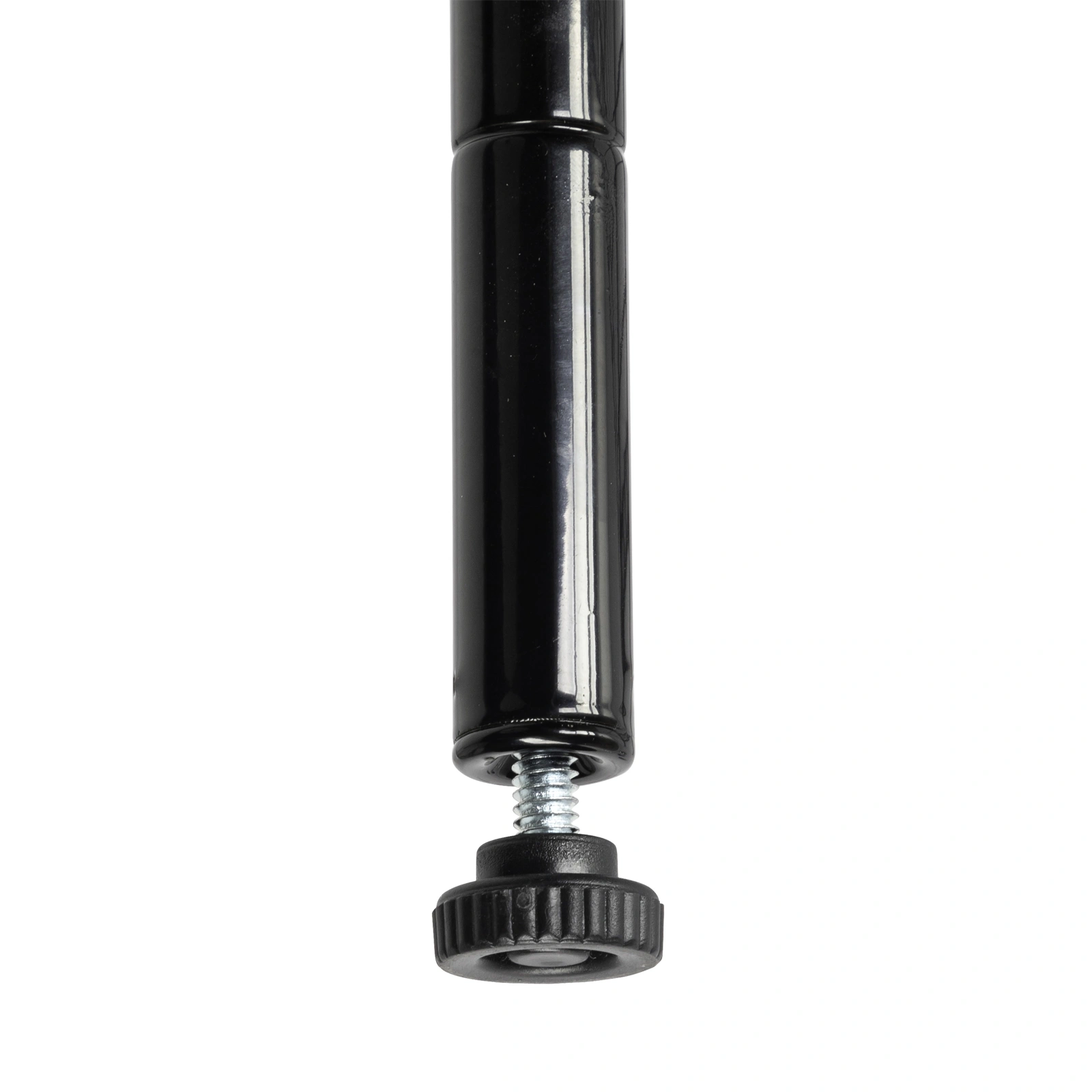 Replaceable assembly with wheels, floor mounted carbon steel storage rack, black view 15