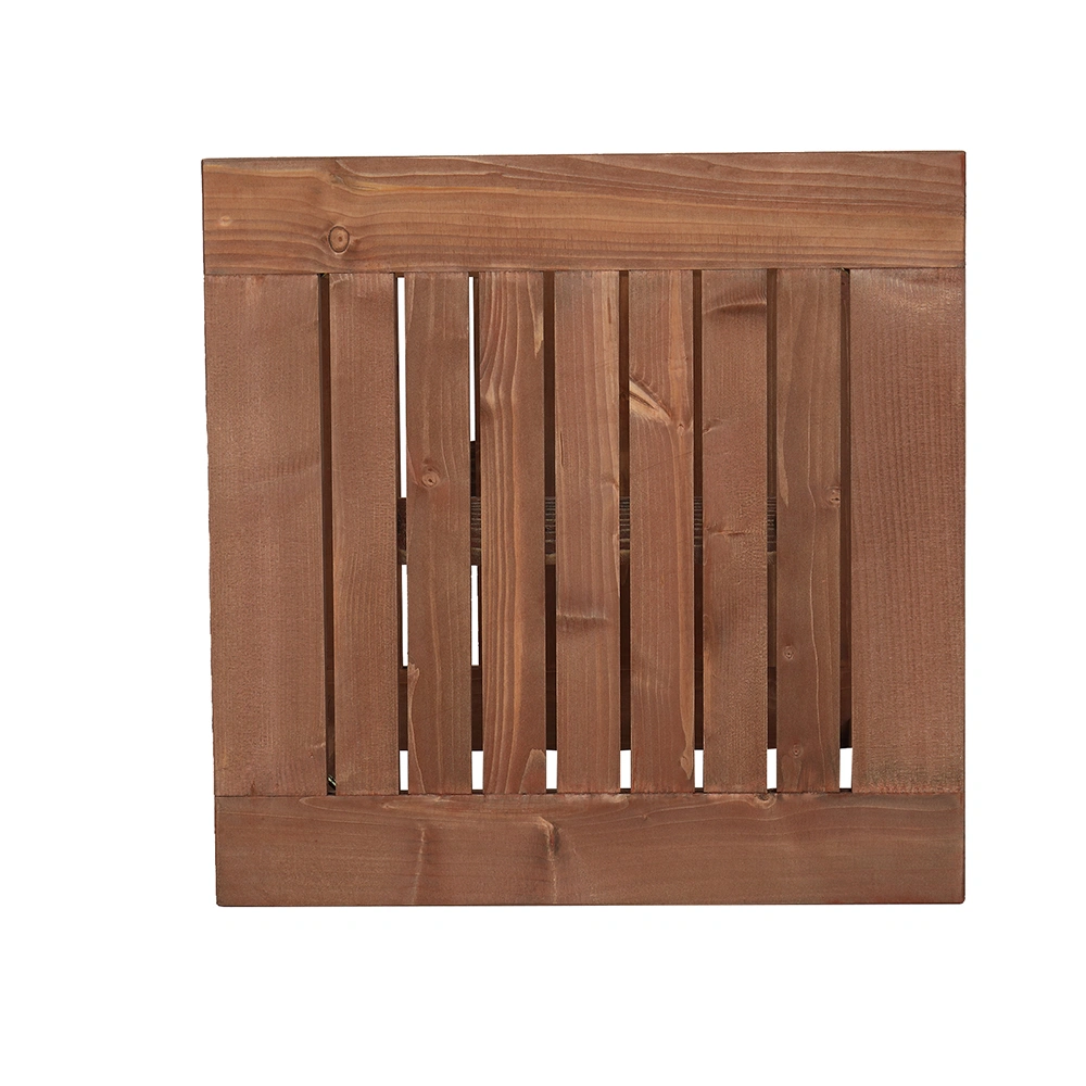 Square Wood Side Table Carbonized Color view 11