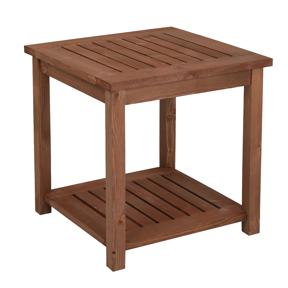 Square Wood Side Table Carbonized Color view 16