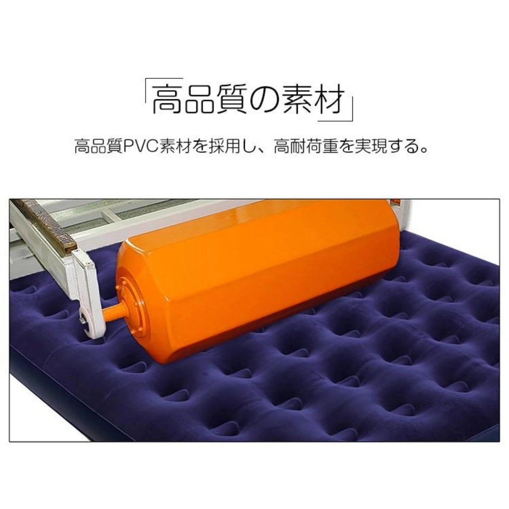 エアーマット 空気ベッド シングルサイズ 一人用 簡易ベッド 幅 99cm x 191cm 厚み22cm view 6