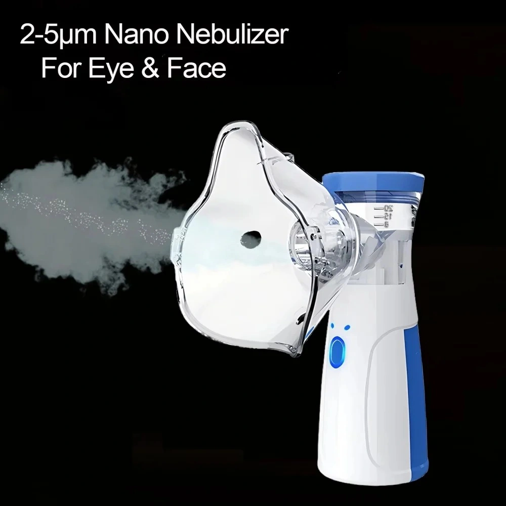 Portable Facial Steamer Nano Ion Humidifier, Handheld Face & Eye Mist Device view 3
